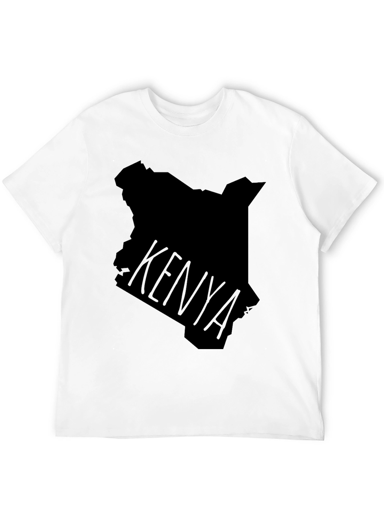 Kenya Map T-Shirt - Stylish Graphic Tee