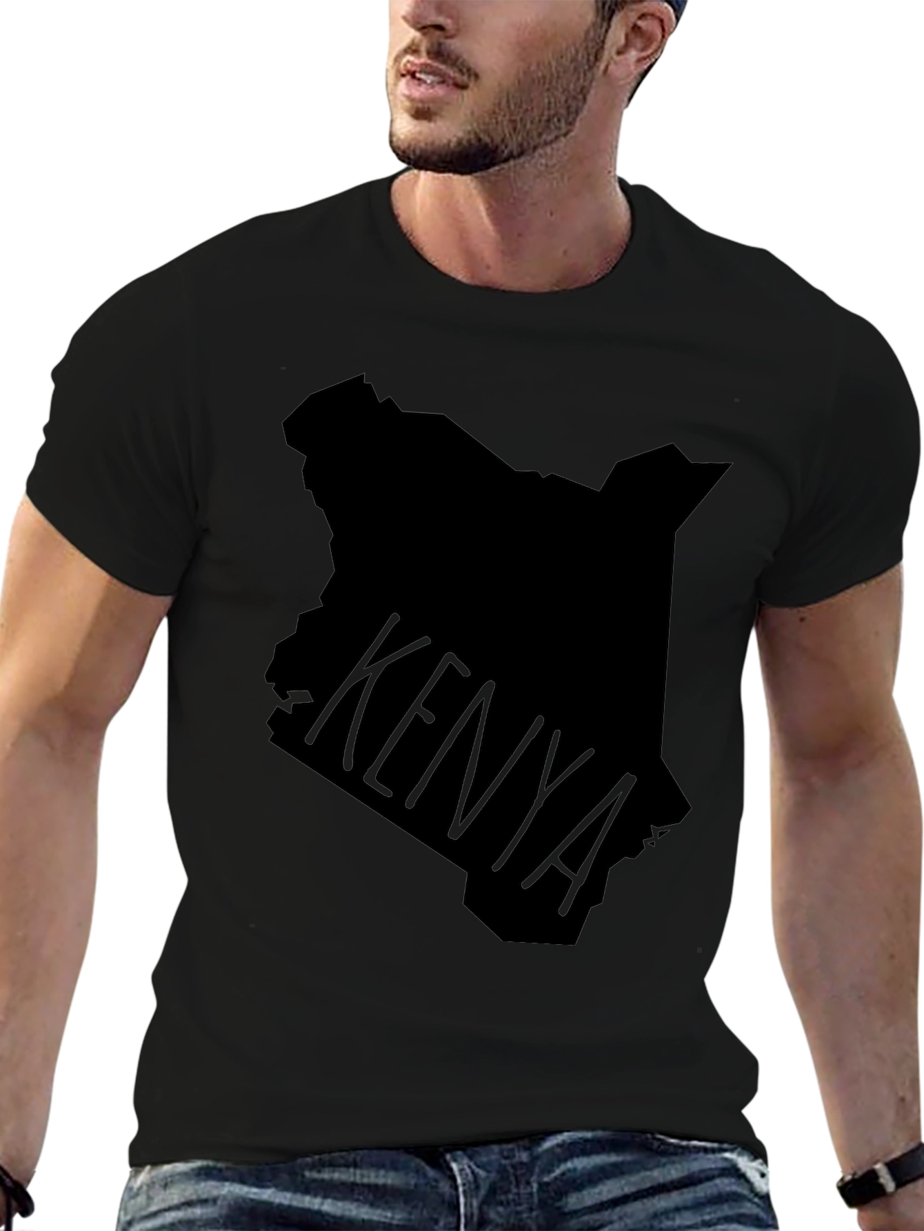 Kenya Map T-Shirt - Stylish Graphic Tee