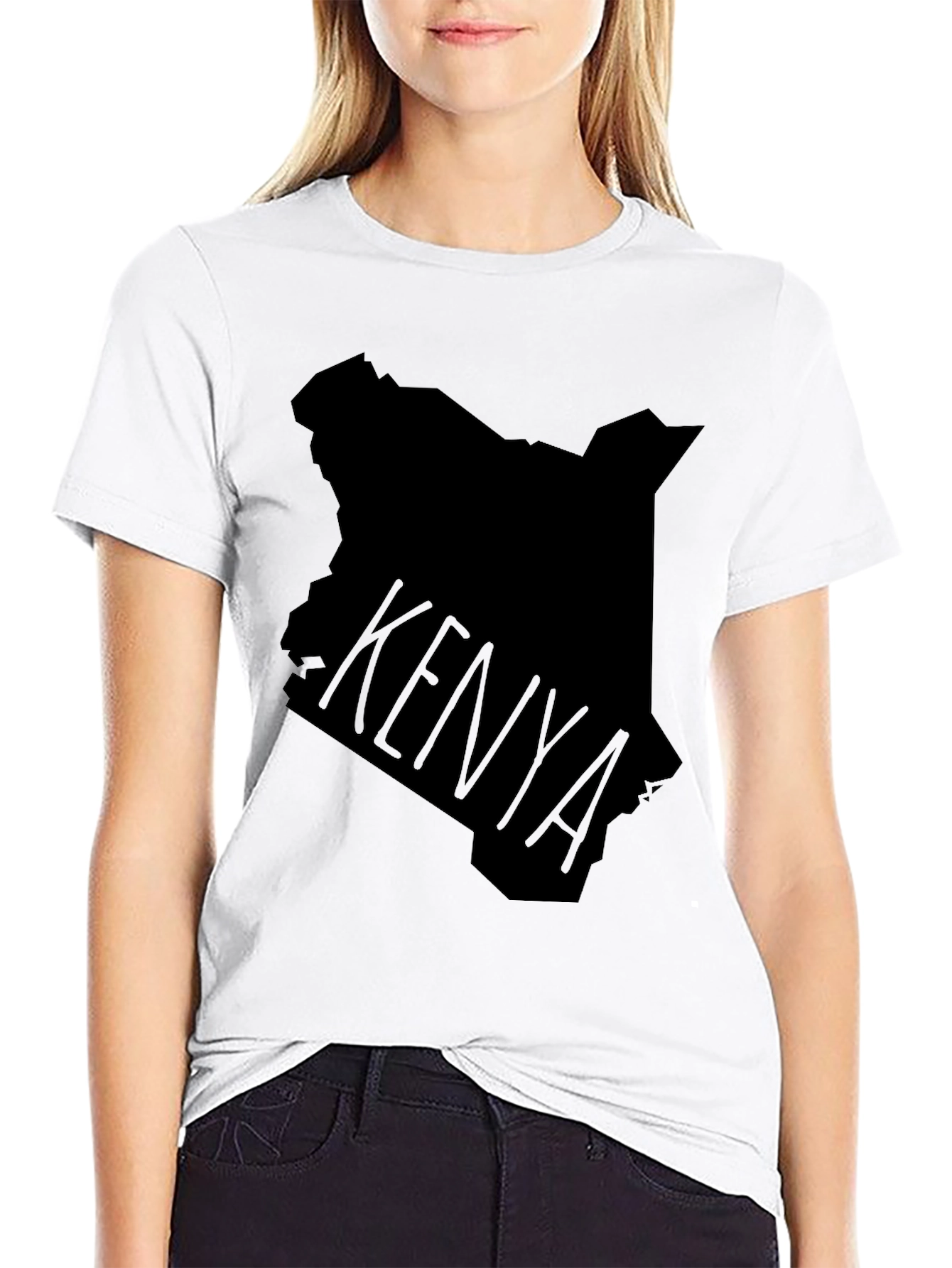Kenya Map T-Shirt - Stylish Graphic Tee