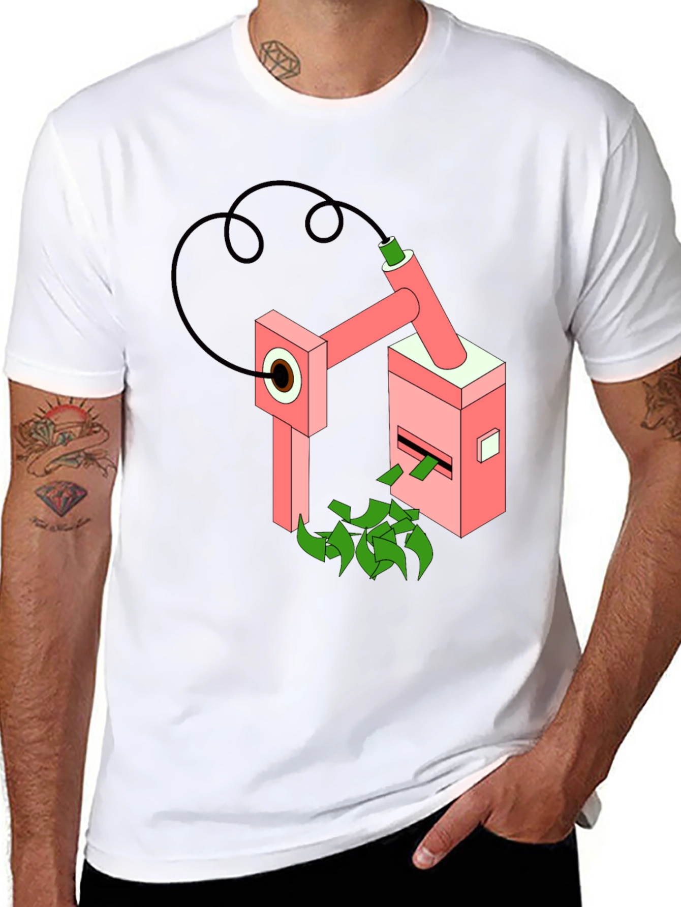 Money Machine Graphic Tee - Black