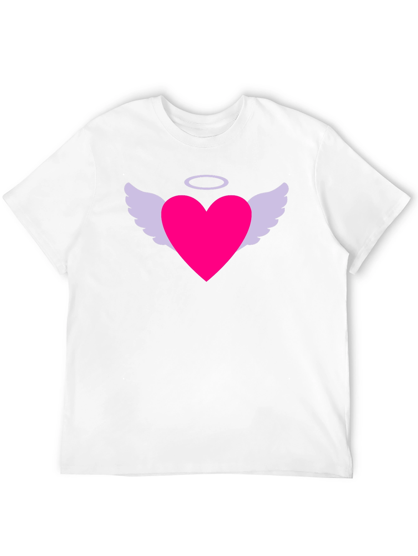 Heart with Wings T-Shirt - Angelic Love Design