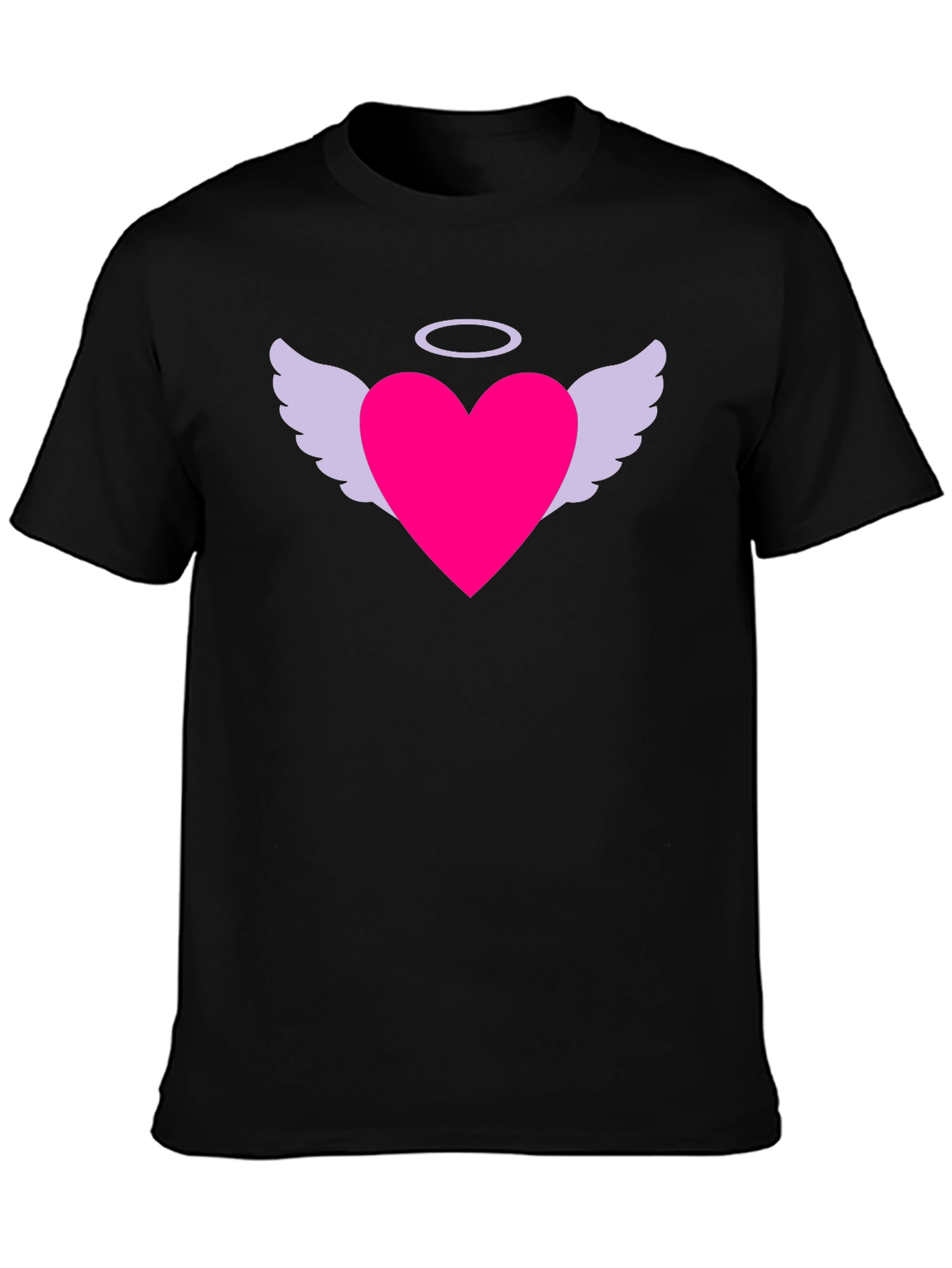 Heart with Wings T-Shirt - Angelic Love Design