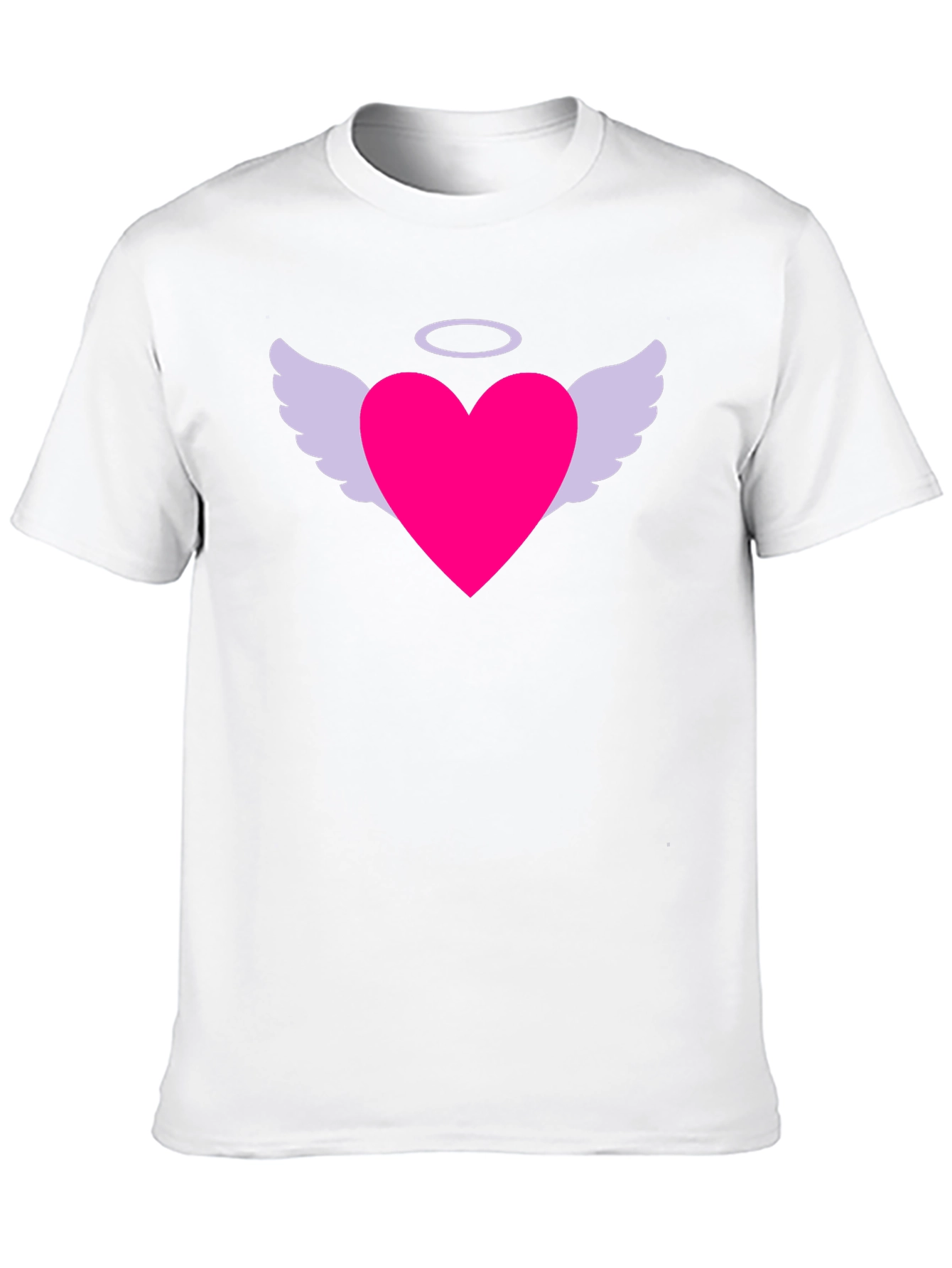 Heart with Wings T-Shirt - Angelic Love Design