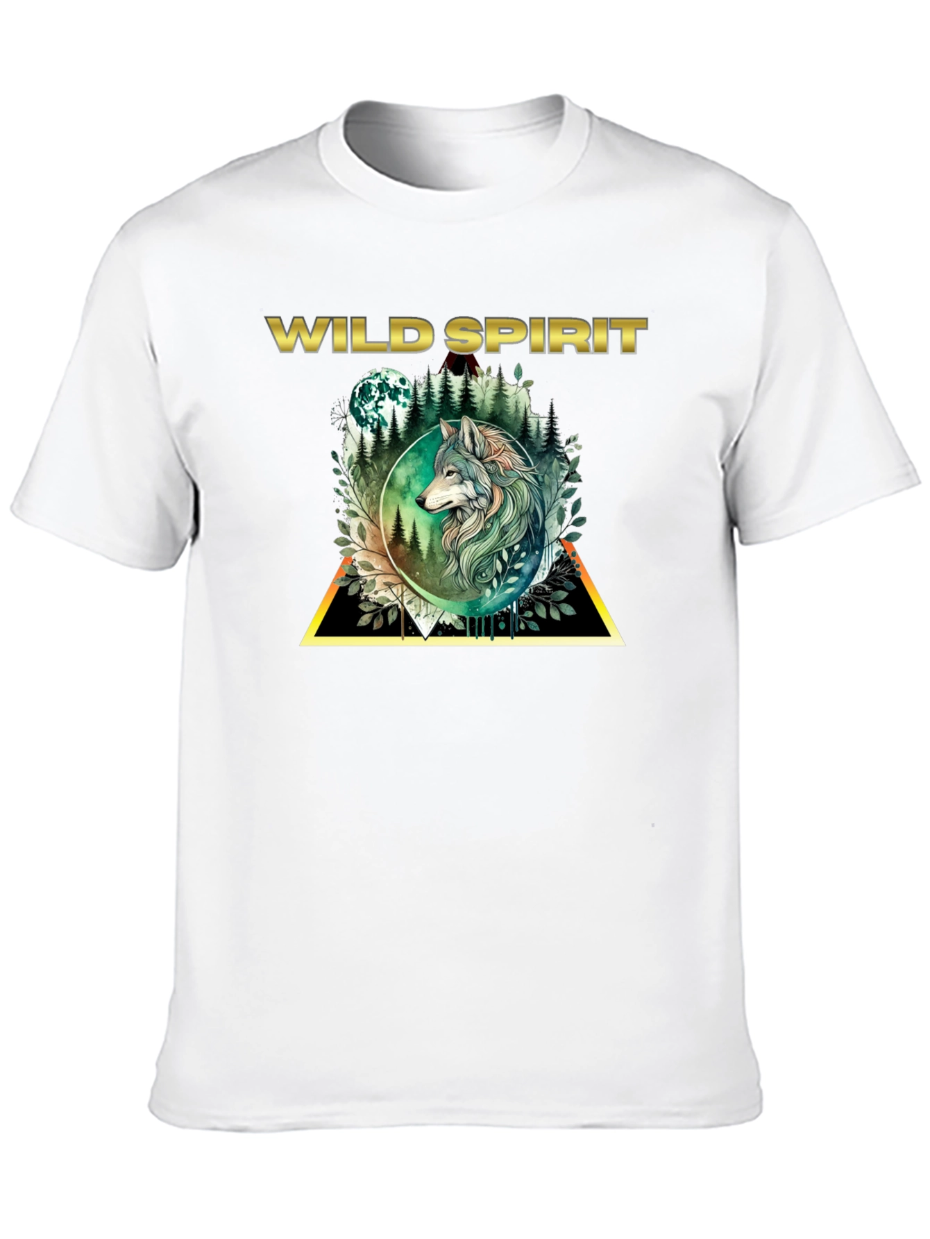 Wild Spirit Wolf Graphic T-Shirt