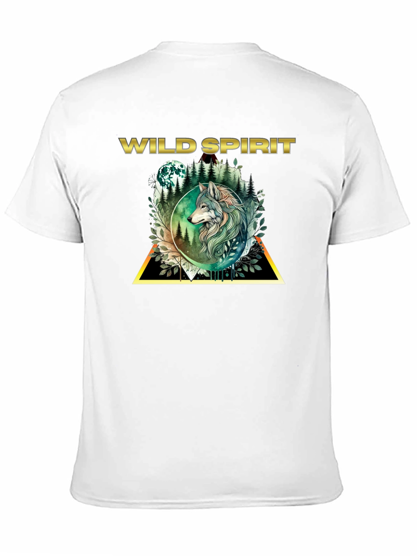 Wild Spirit Wolf Graphic T-Shirt
