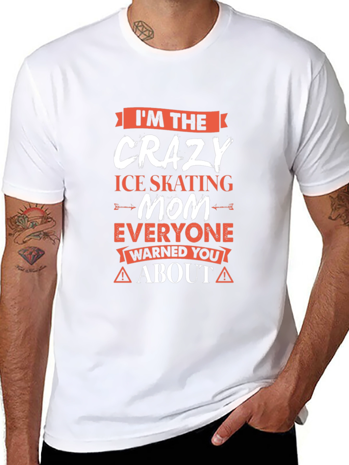 Crazy Ice Skating Mom T-Shirt