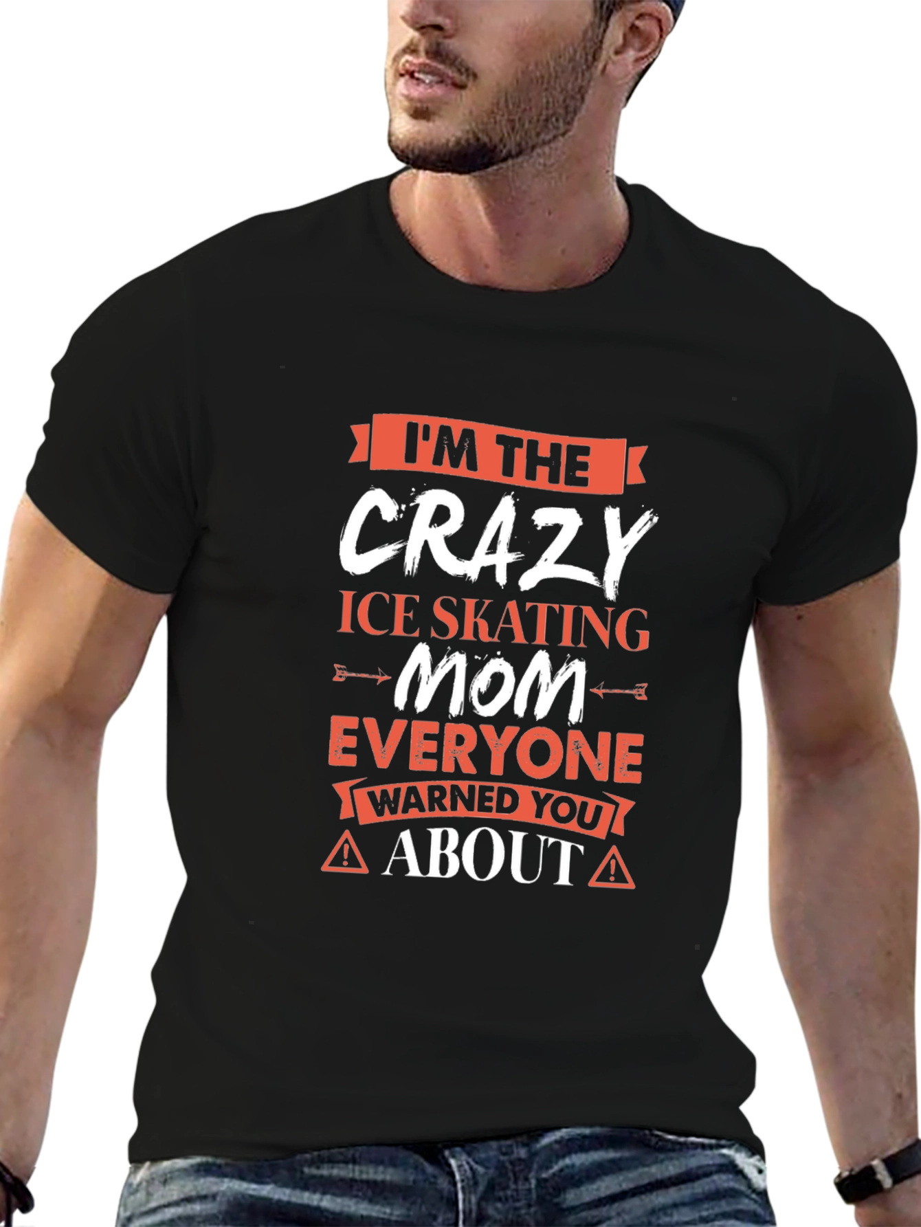 Crazy Ice Skating Mom T-Shirt