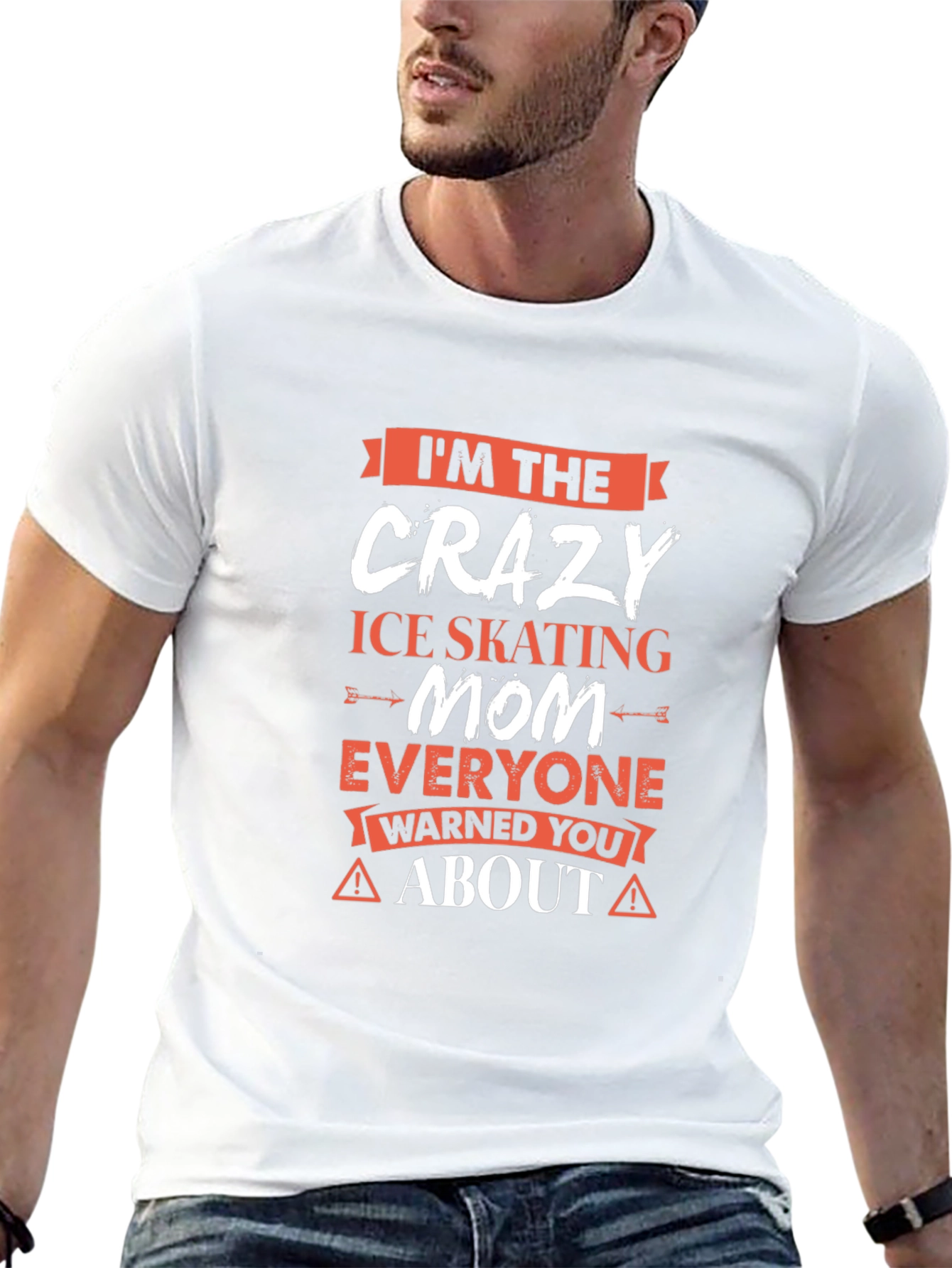 Crazy Ice Skating Mom T-Shirt
