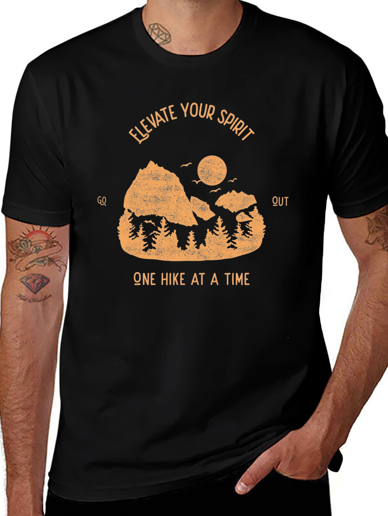 Elevate Your Spirit Hiking T-Shirt