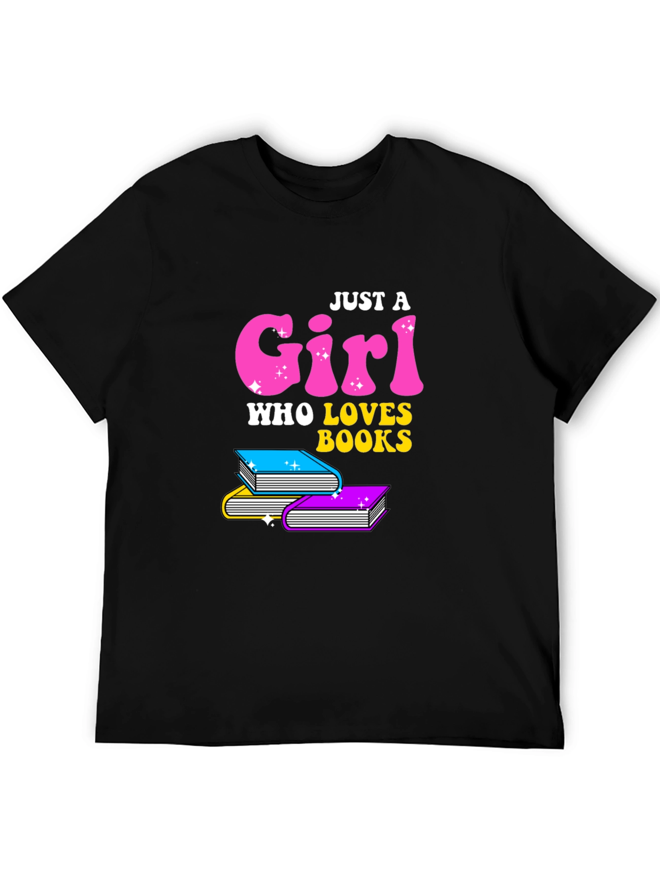 Just A Girl Who Loves Books T-Shirt