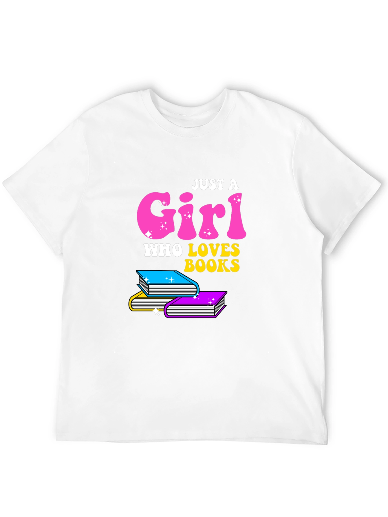 Just A Girl Who Loves Books T-Shirt