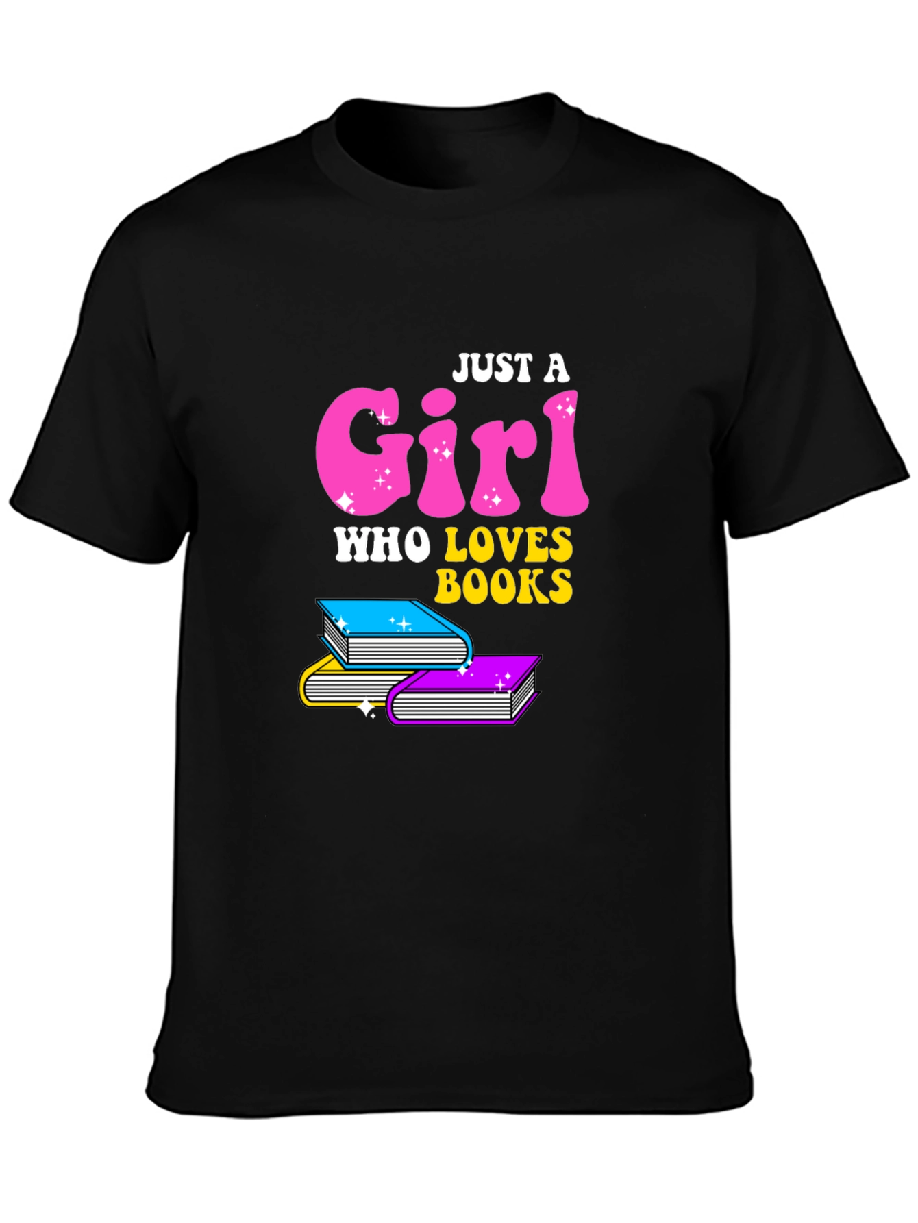 Just A Girl Who Loves Books T-Shirt