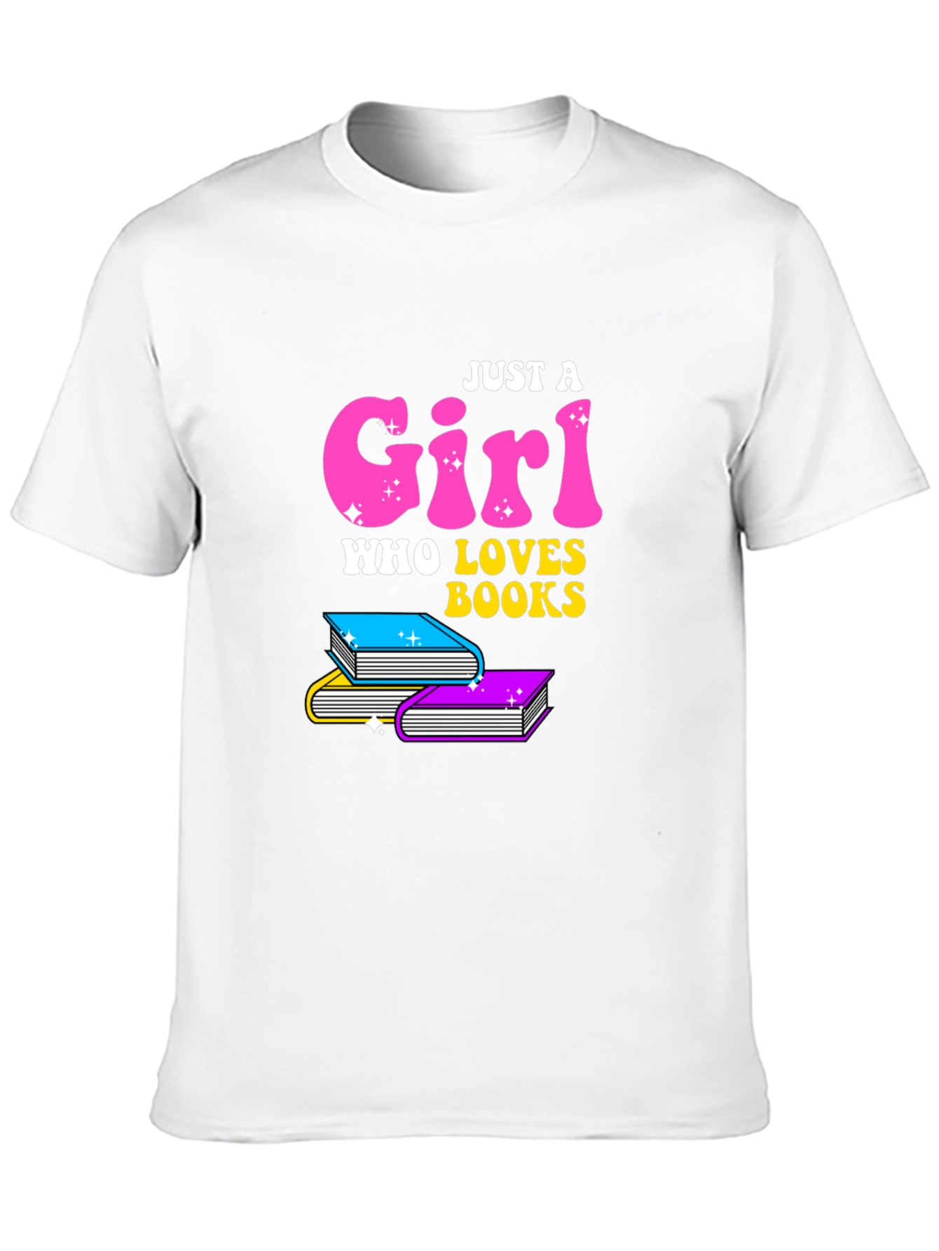 Just A Girl Who Loves Books T-Shirt