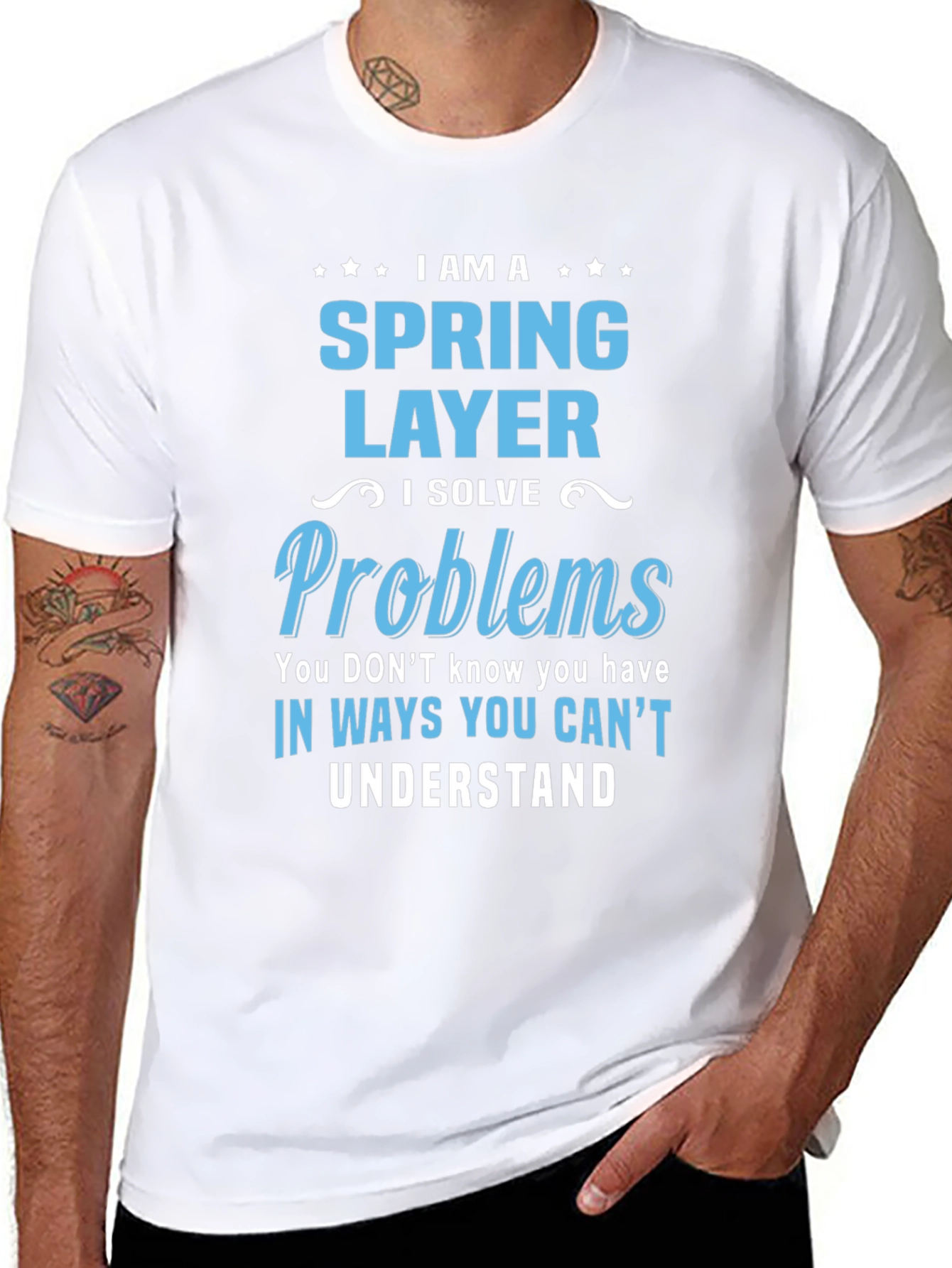 Spring Layer T-Shirt - I Solve Problems