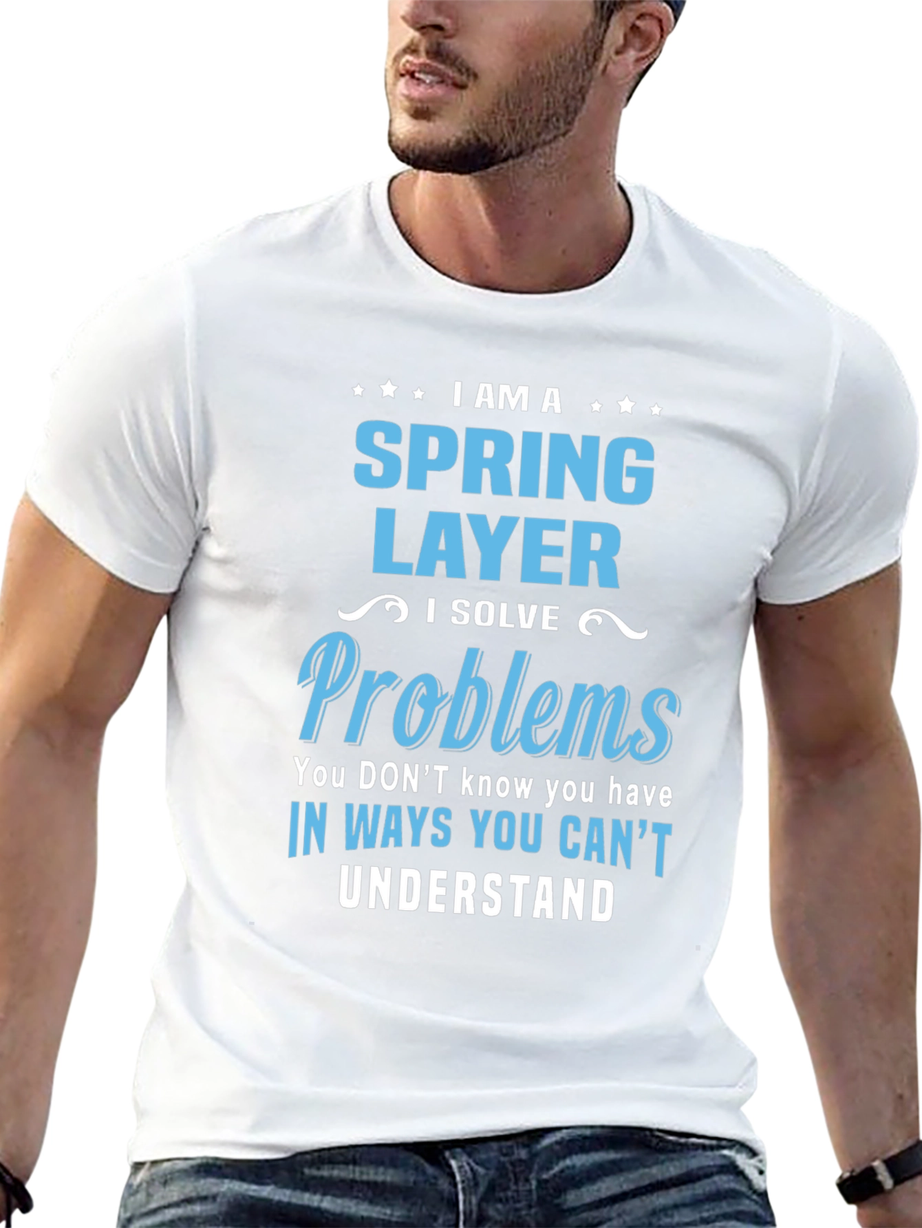 Spring Layer T-Shirt - I Solve Problems