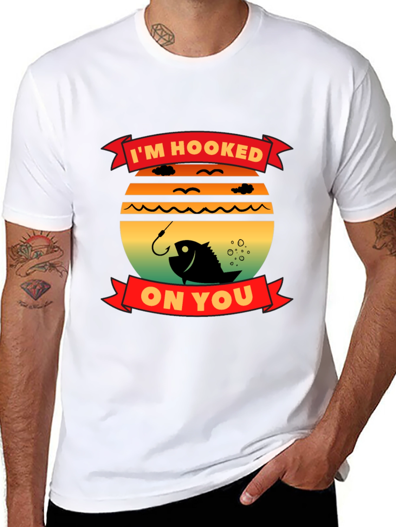 Im Hooked On You Fishing T-Shirt
