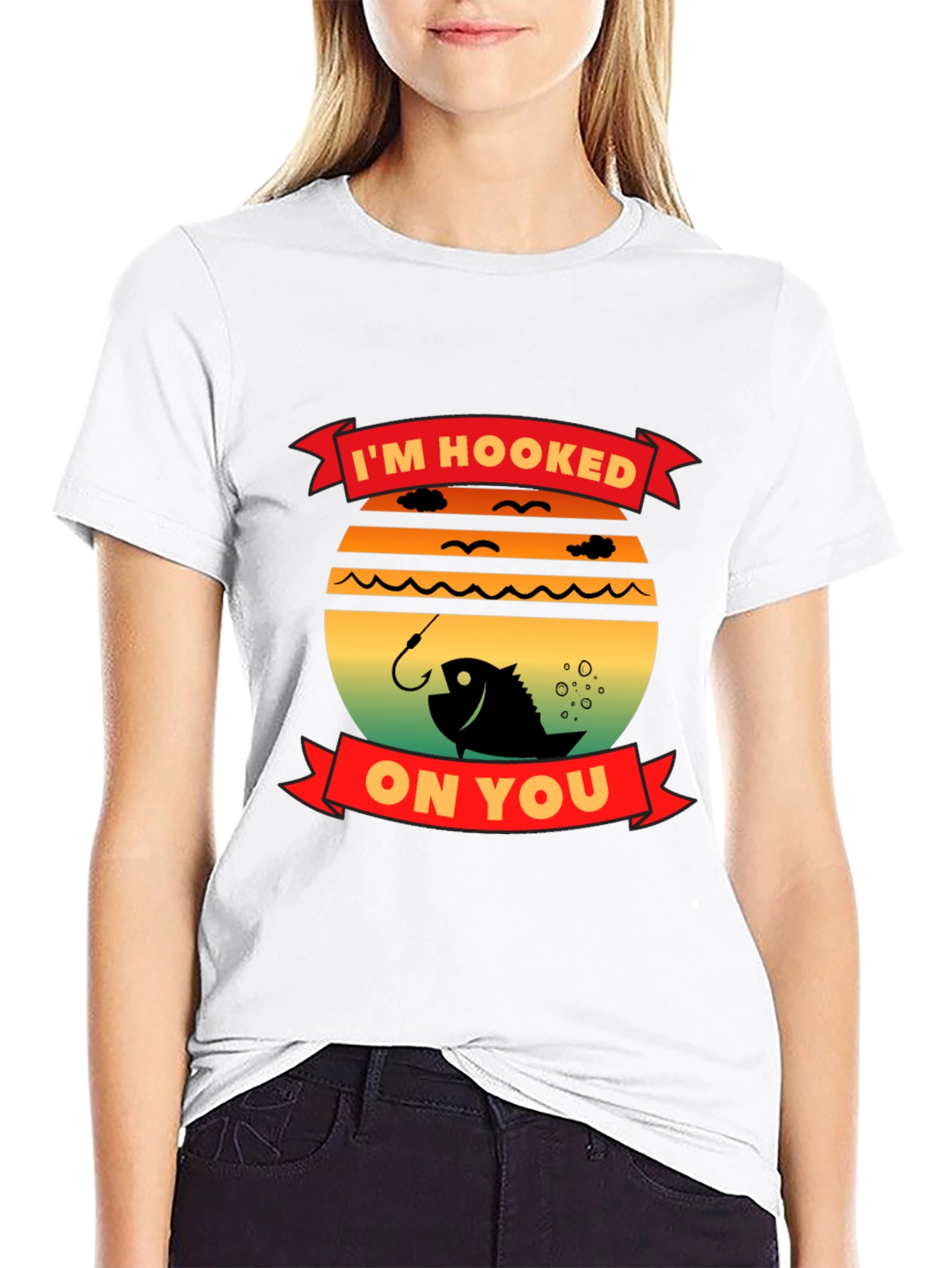 Im Hooked On You Fishing T-Shirt