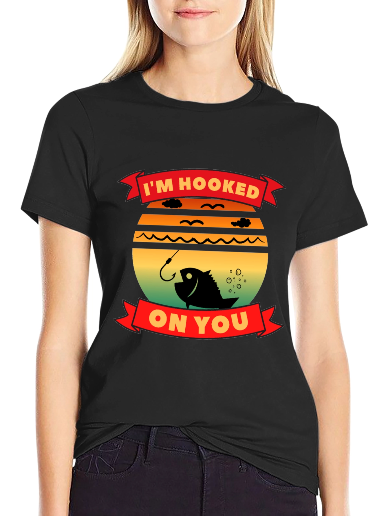 Im Hooked On You Fishing T-Shirt