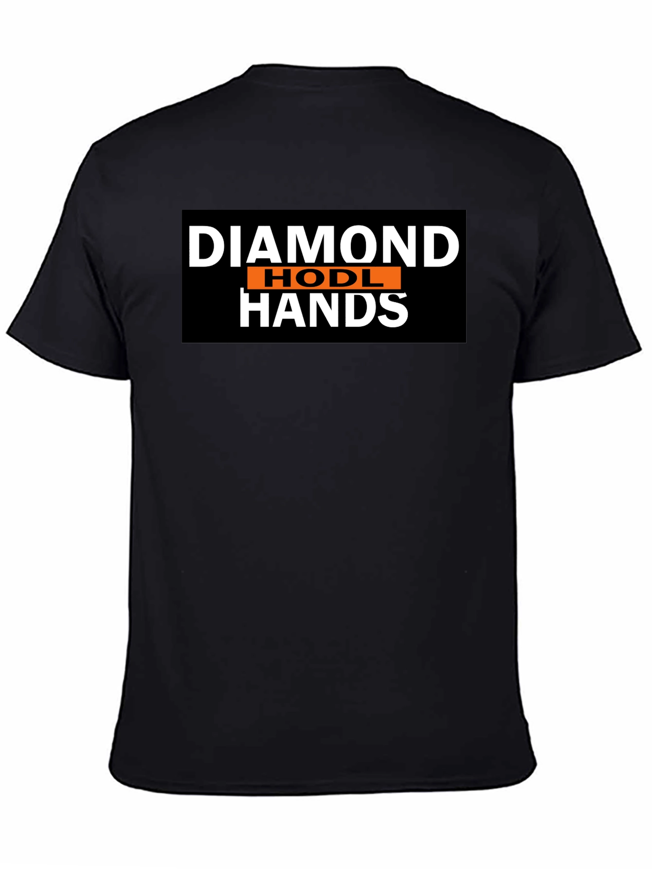 Diamond HODL Hands Black T-Shirt