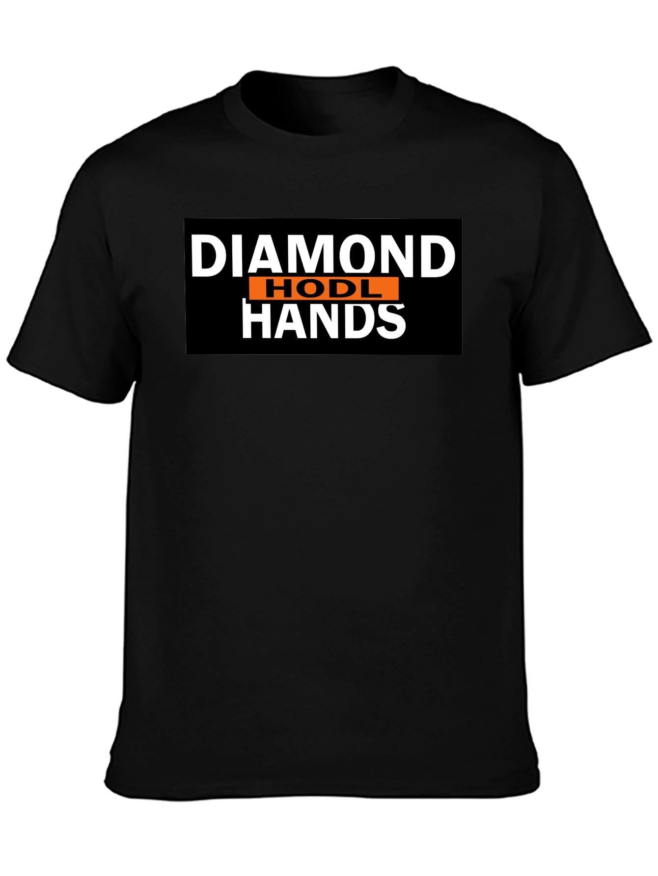 Diamond HODL Hands Black T-Shirt
