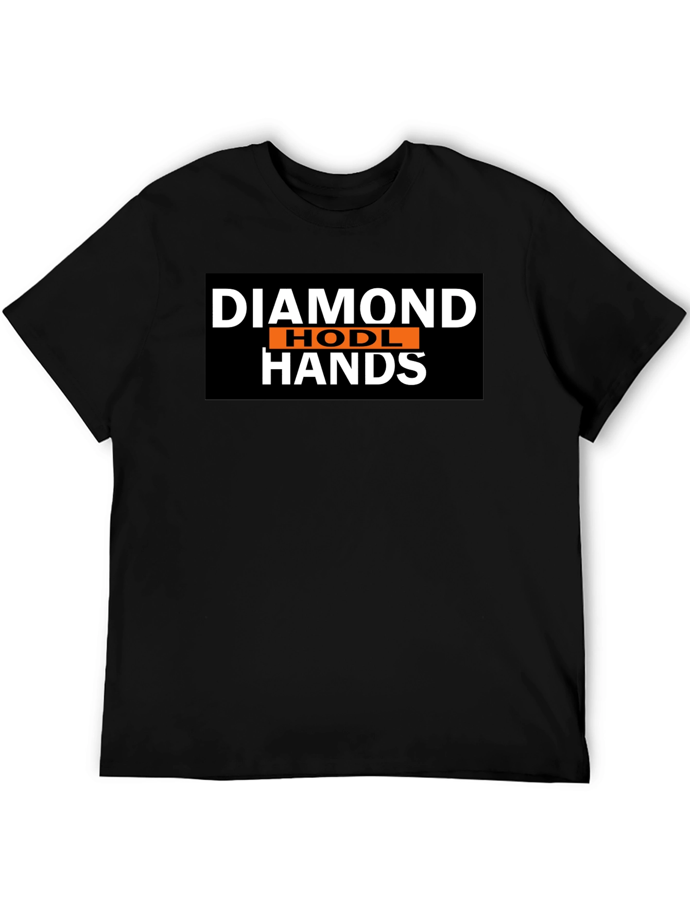 Diamond HODL Hands Black T-Shirt