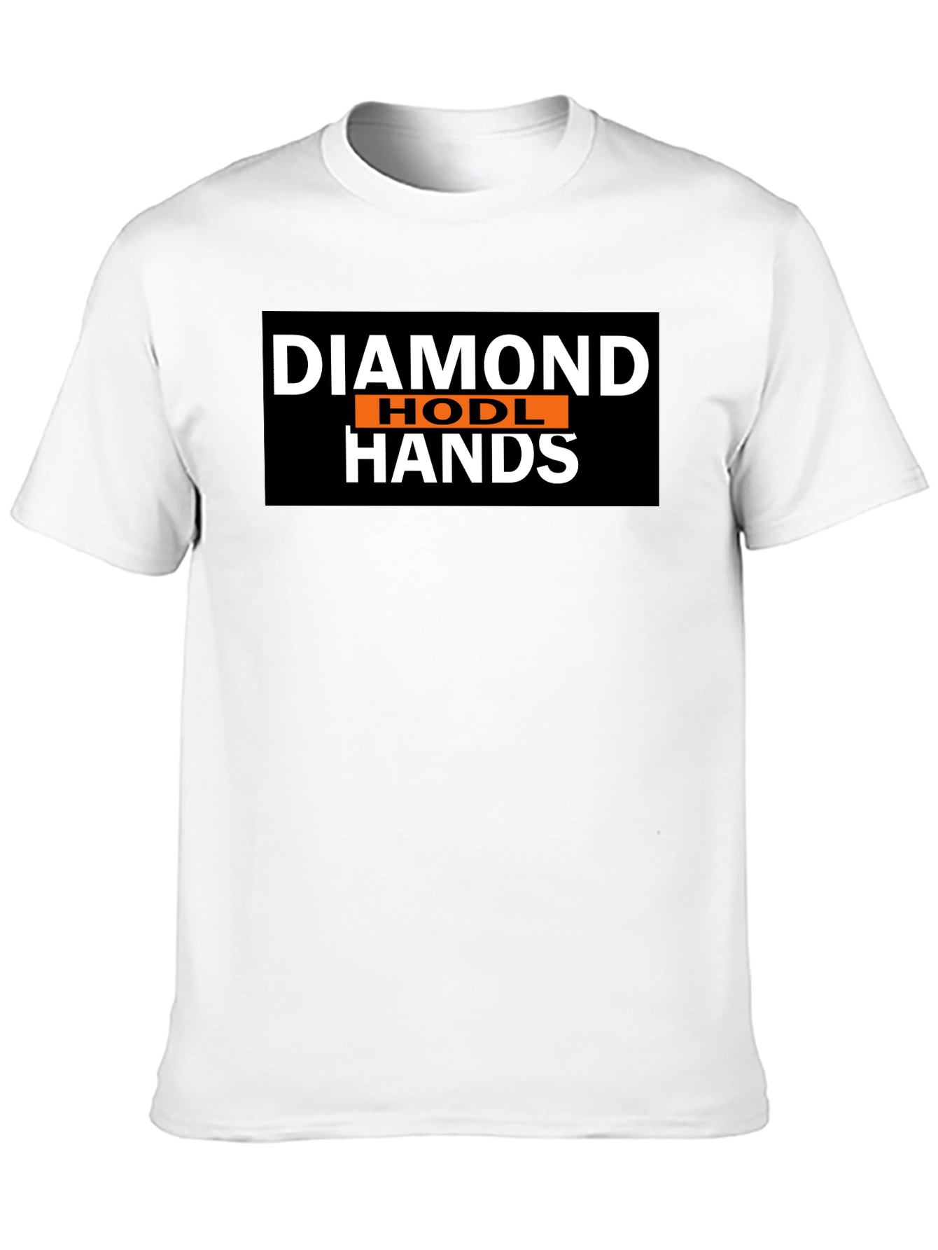 Diamond HODL Hands Black T-Shirt