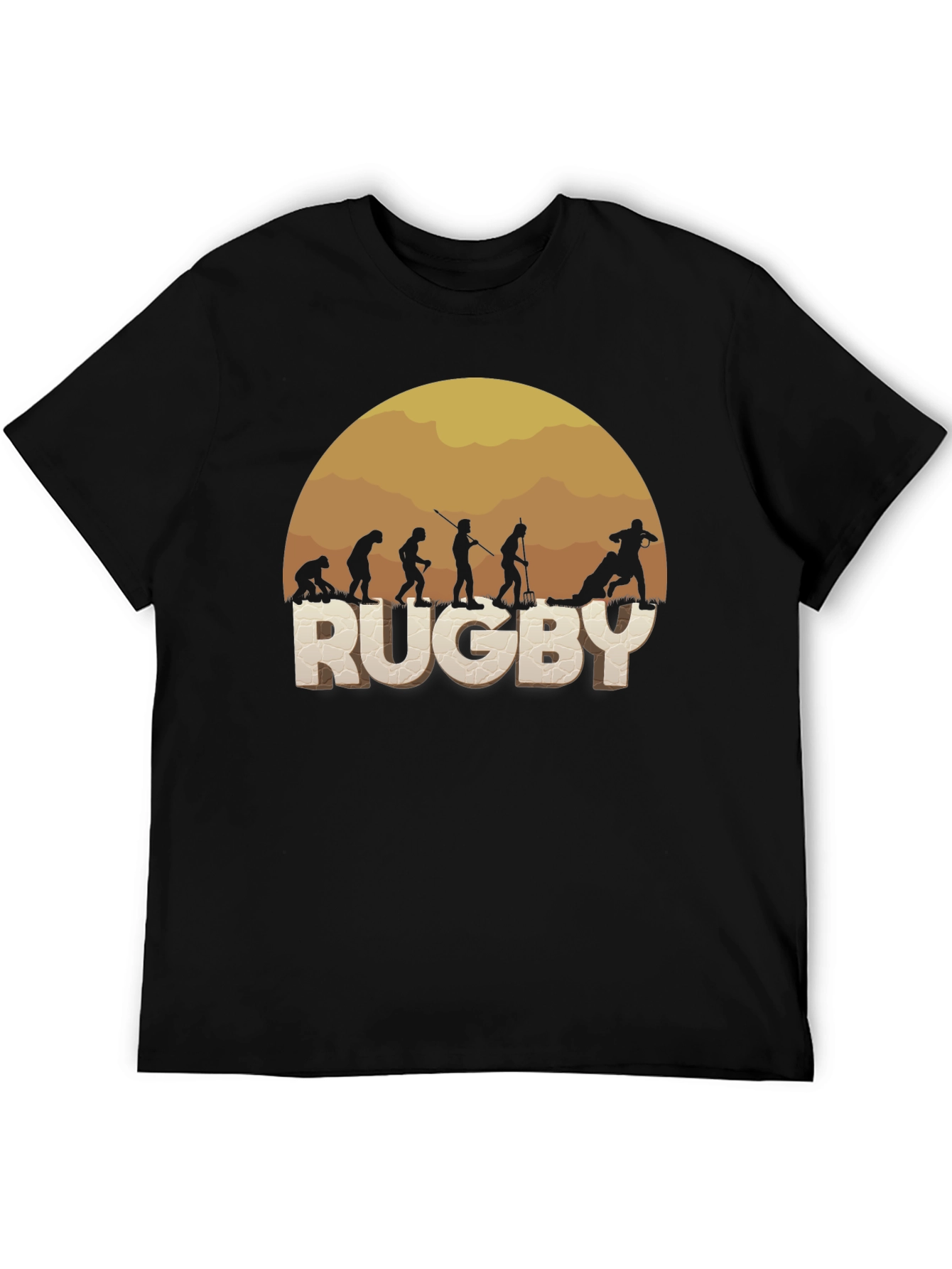Rugby Evolution T-Shirt - Funny Sport Tee