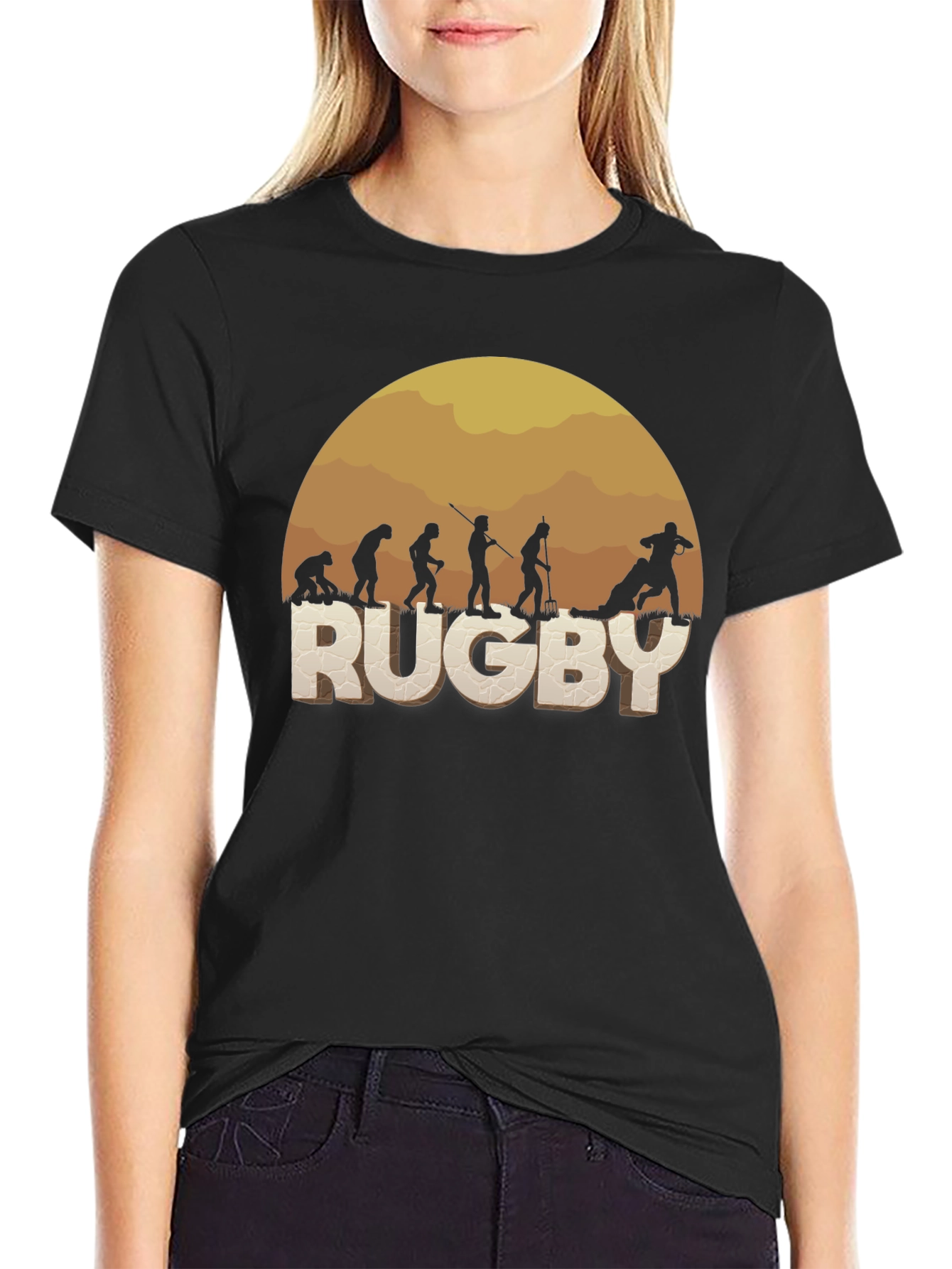 Rugby Evolution T-Shirt - Funny Sport Tee