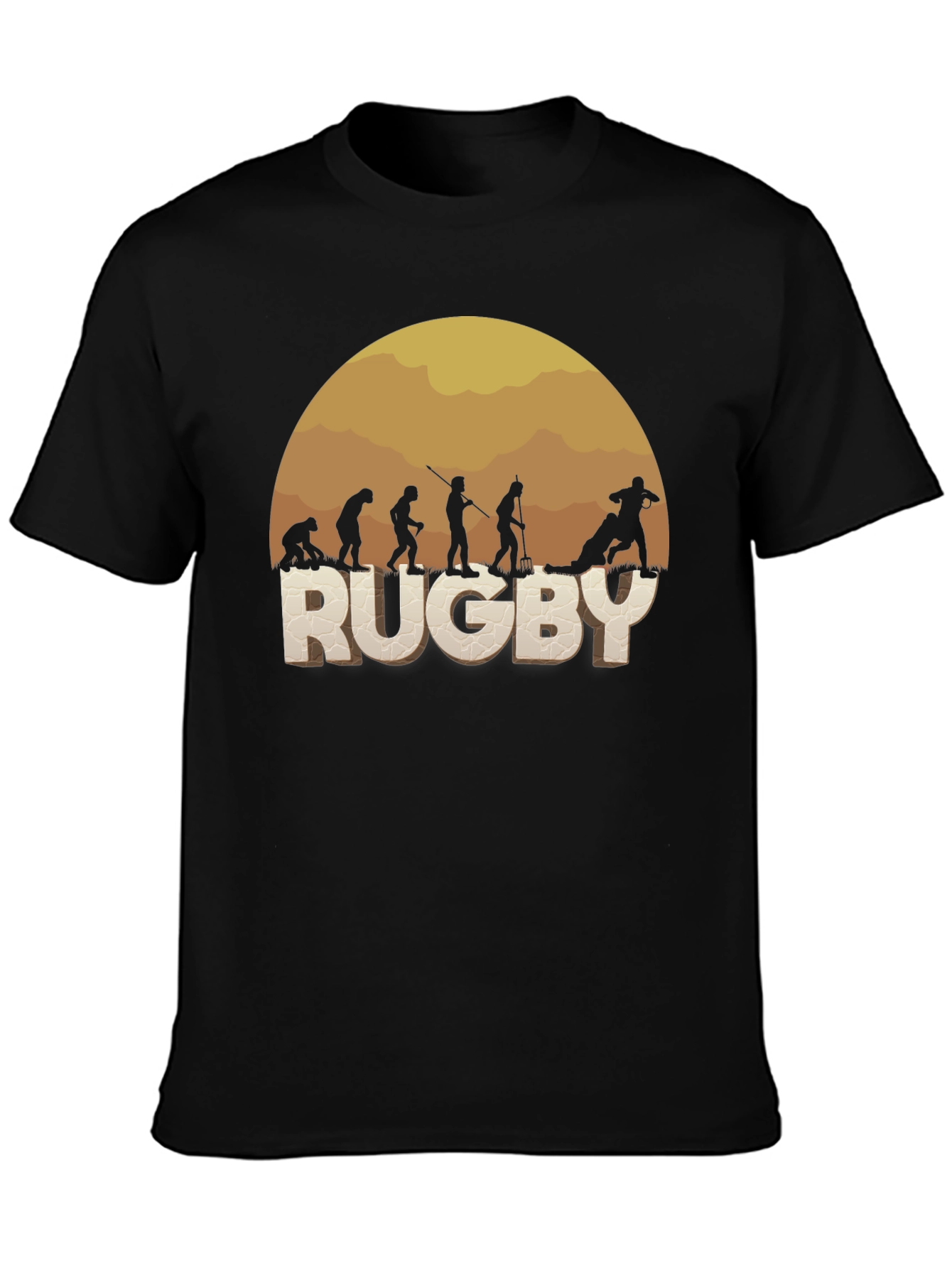Rugby Evolution T-Shirt - Funny Sport Tee