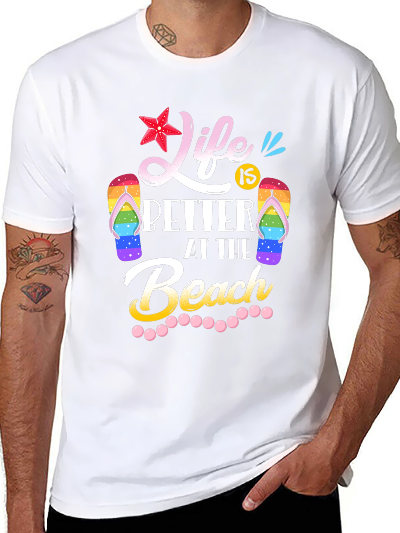 Life Is Better At The Beach Graphic T-Shirt