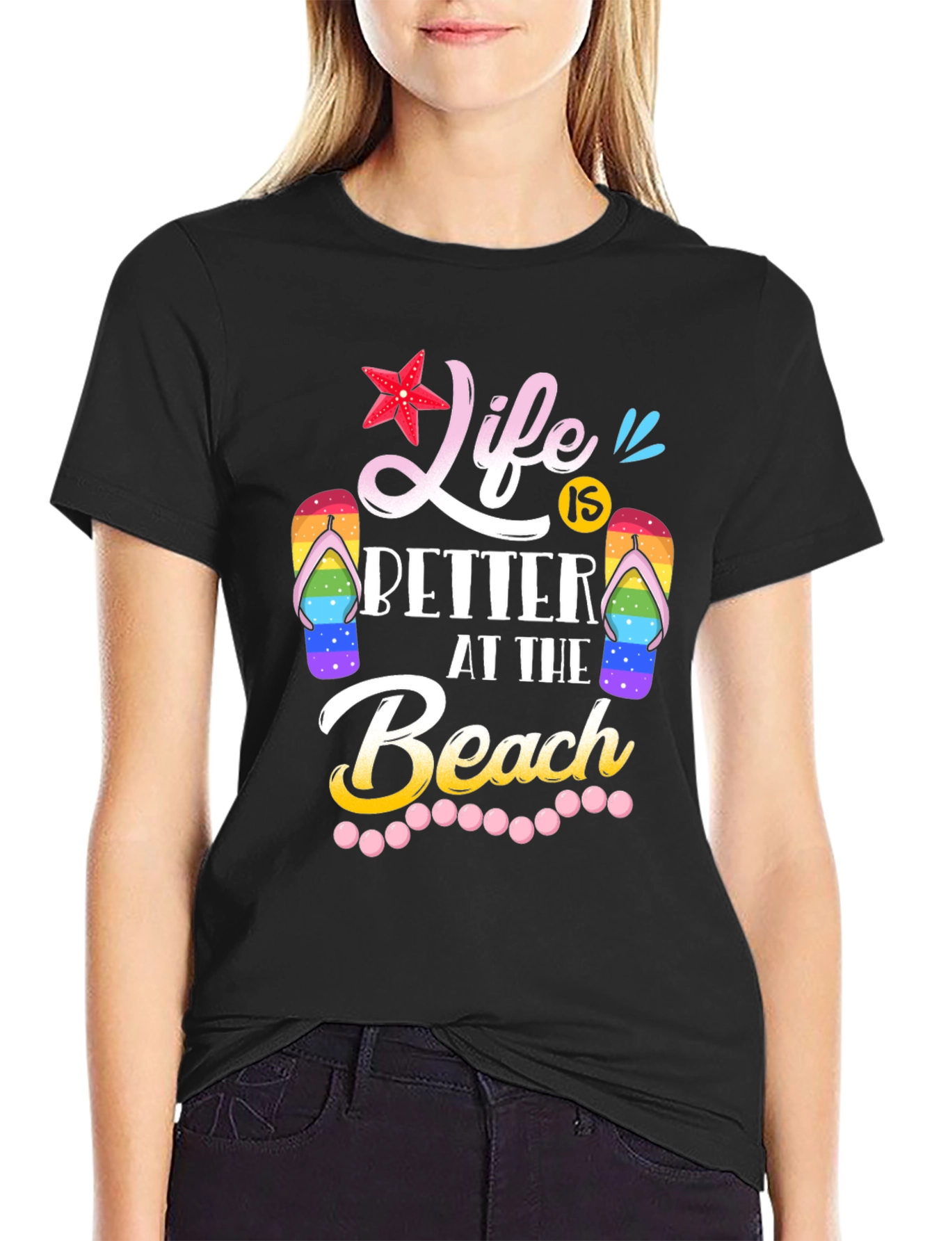 Life Is Better At The Beach Graphic T-Shirt