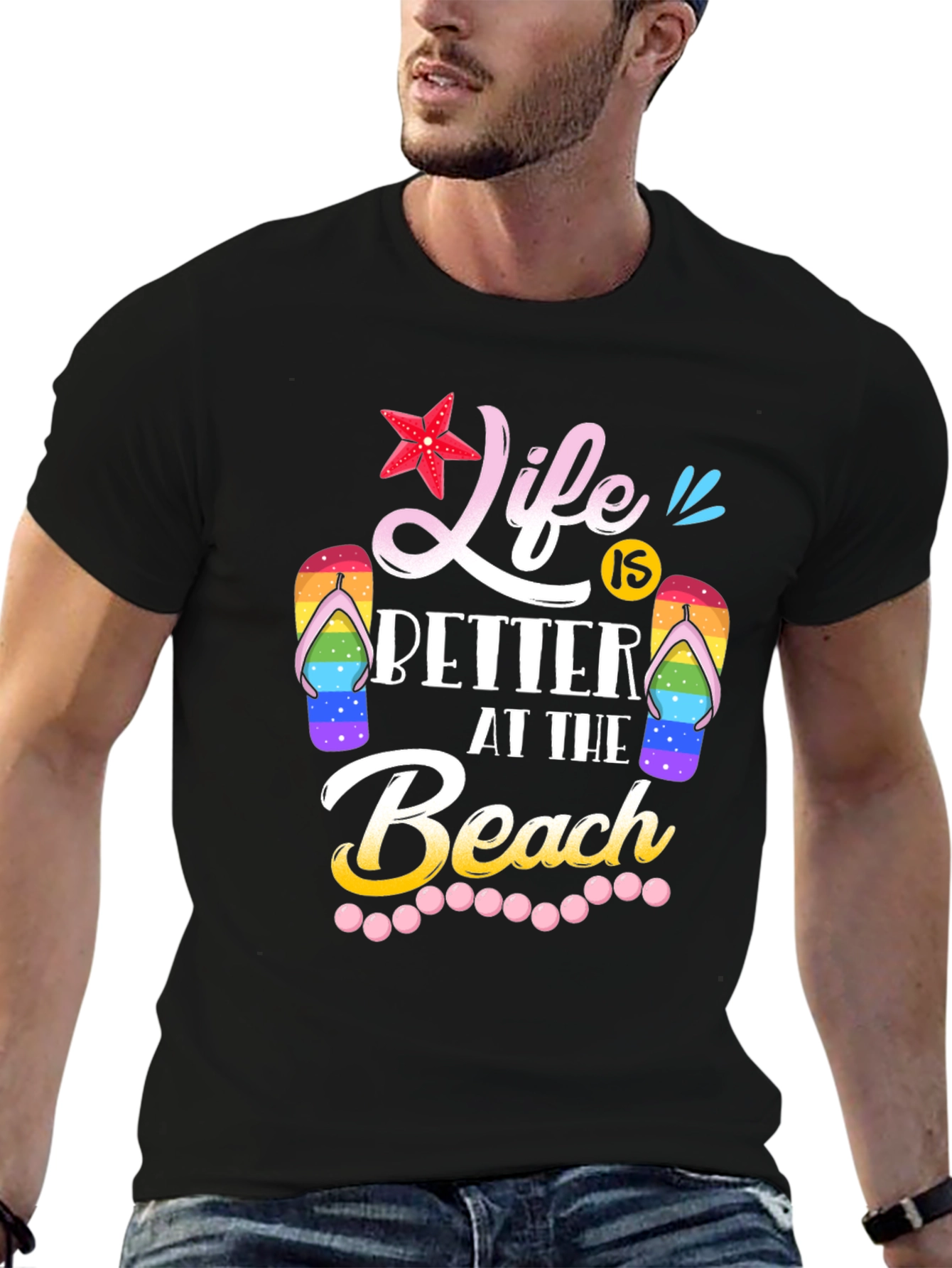 Life Is Better At The Beach Graphic T-Shirt