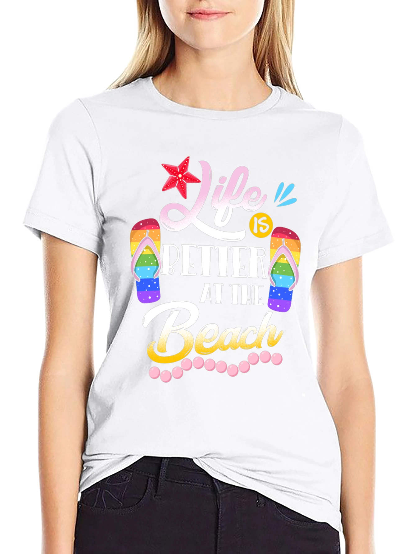 Life Is Better At The Beach Graphic T-Shirt