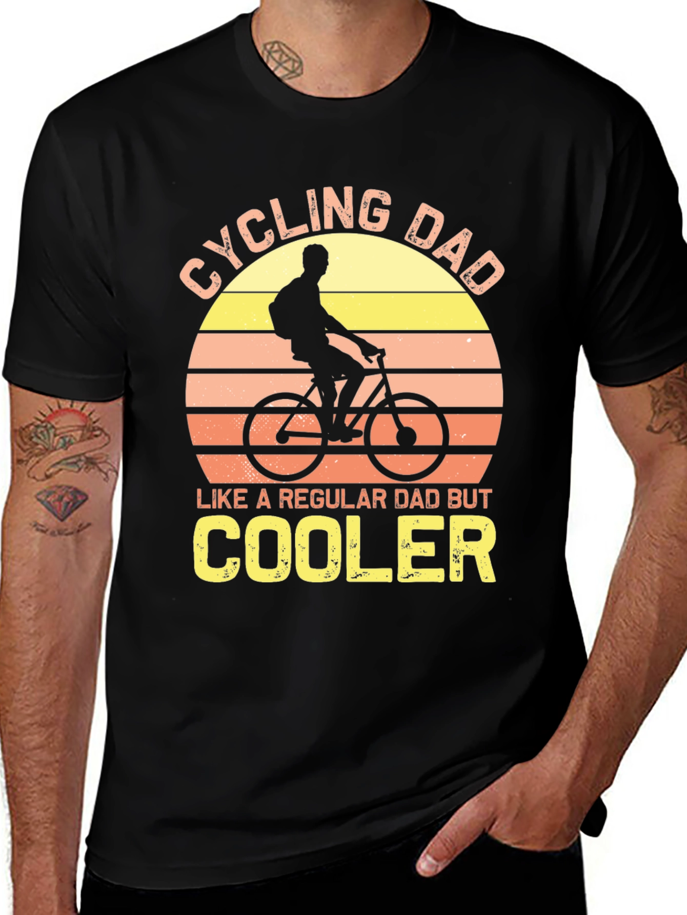 Cycling Dad T-Shirt - Cool Cyclist Apparel