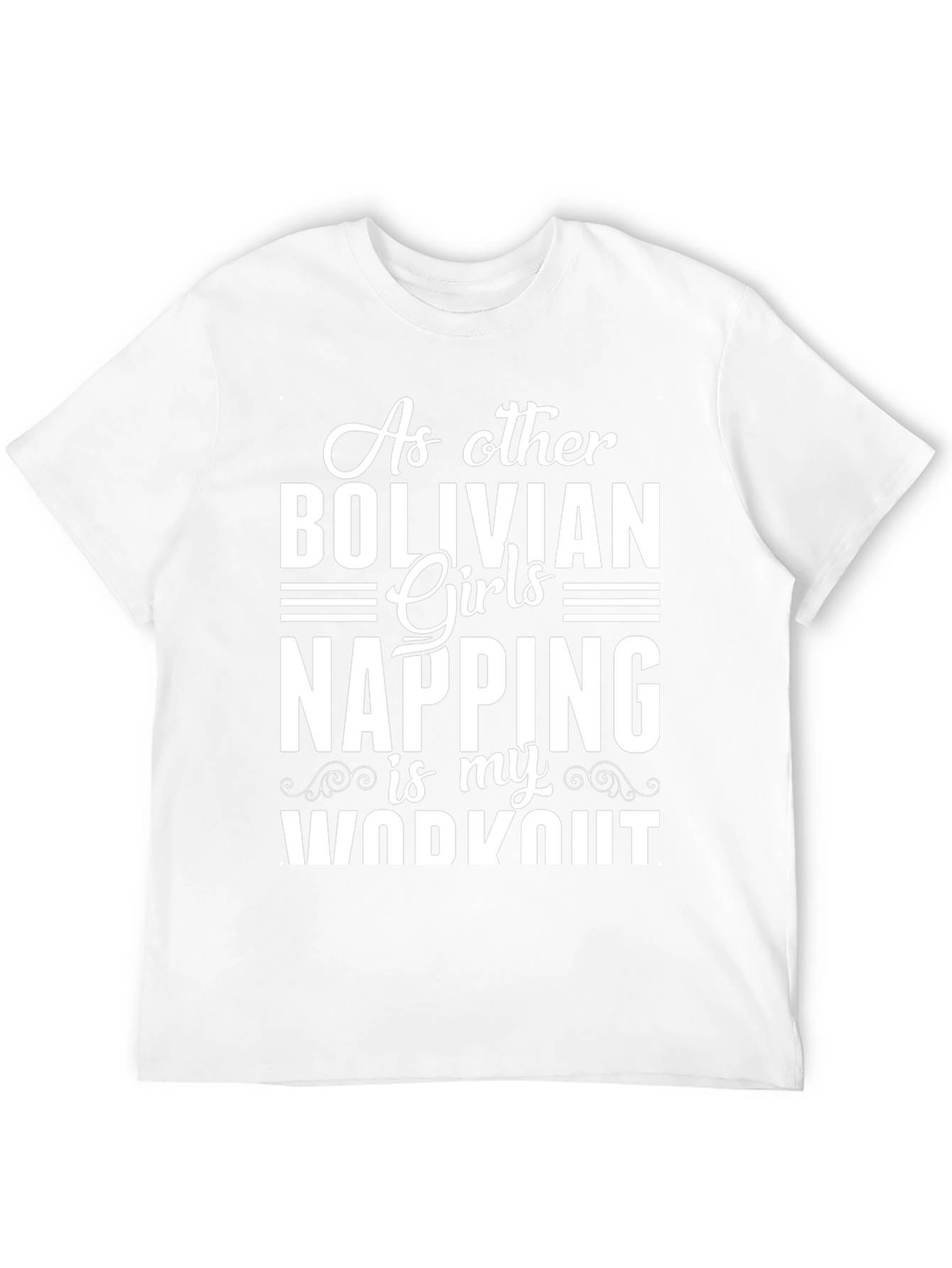 Bolivian Girls Napping Workout Graphic Tee