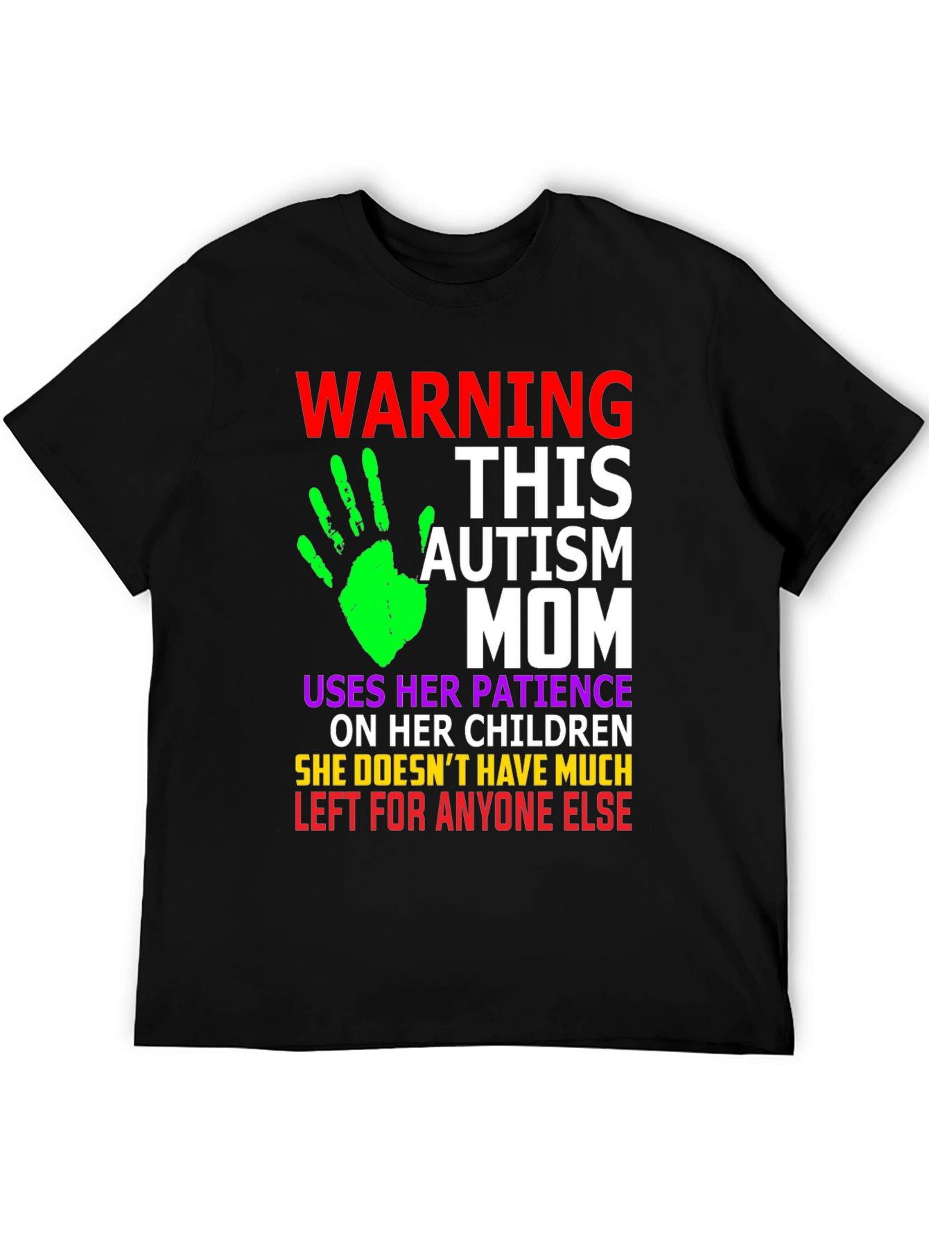 Autism Mom Graphic T-Shirt - Patience Love Support