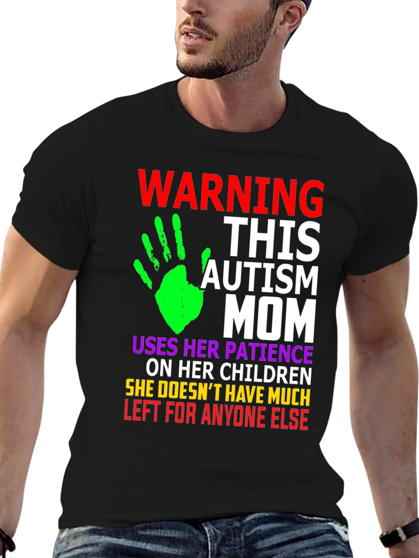 Autism Mom Graphic T-Shirt - Patience Love Support