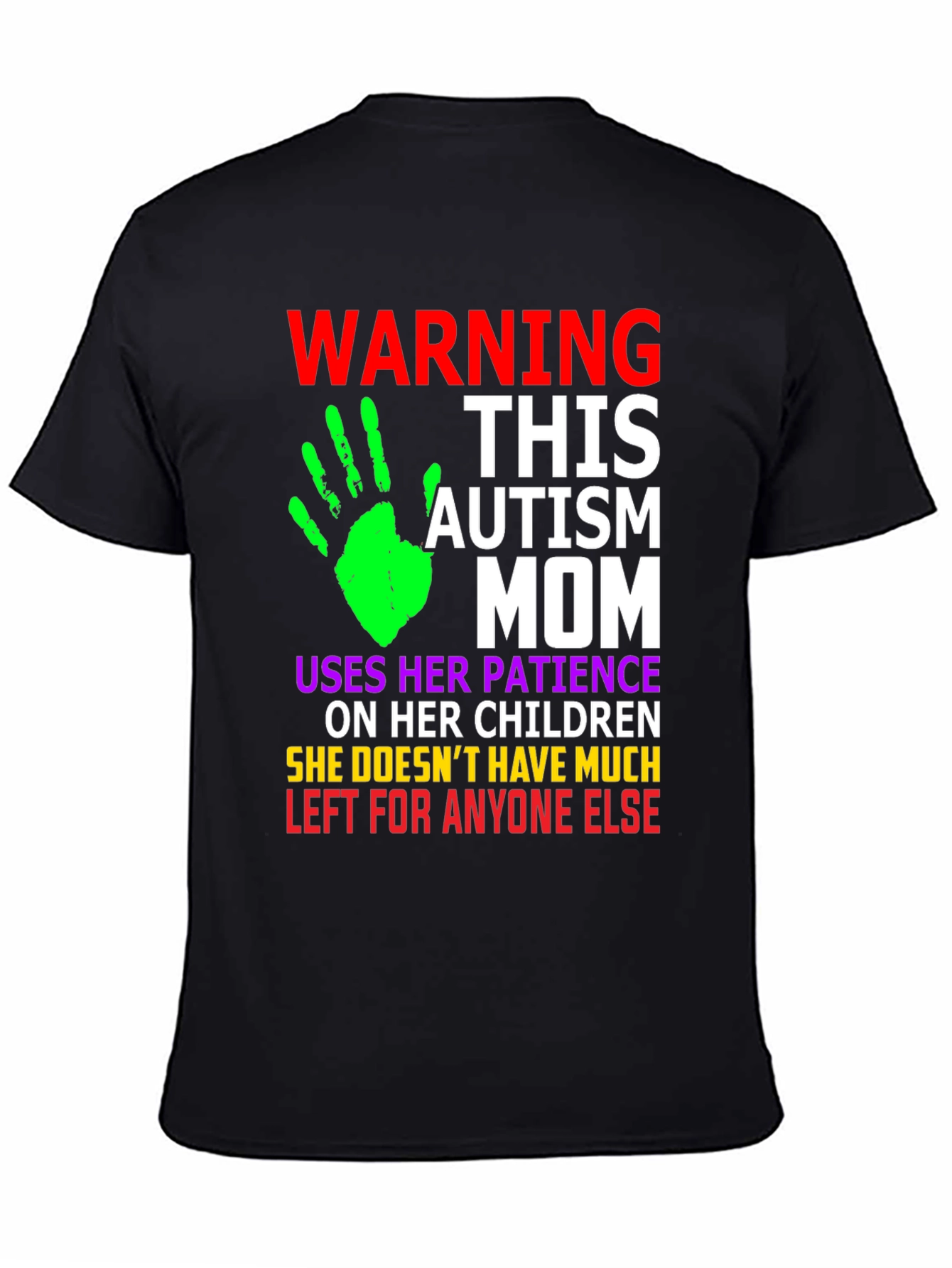 Autism Mom Graphic T-Shirt - Patience Love Support