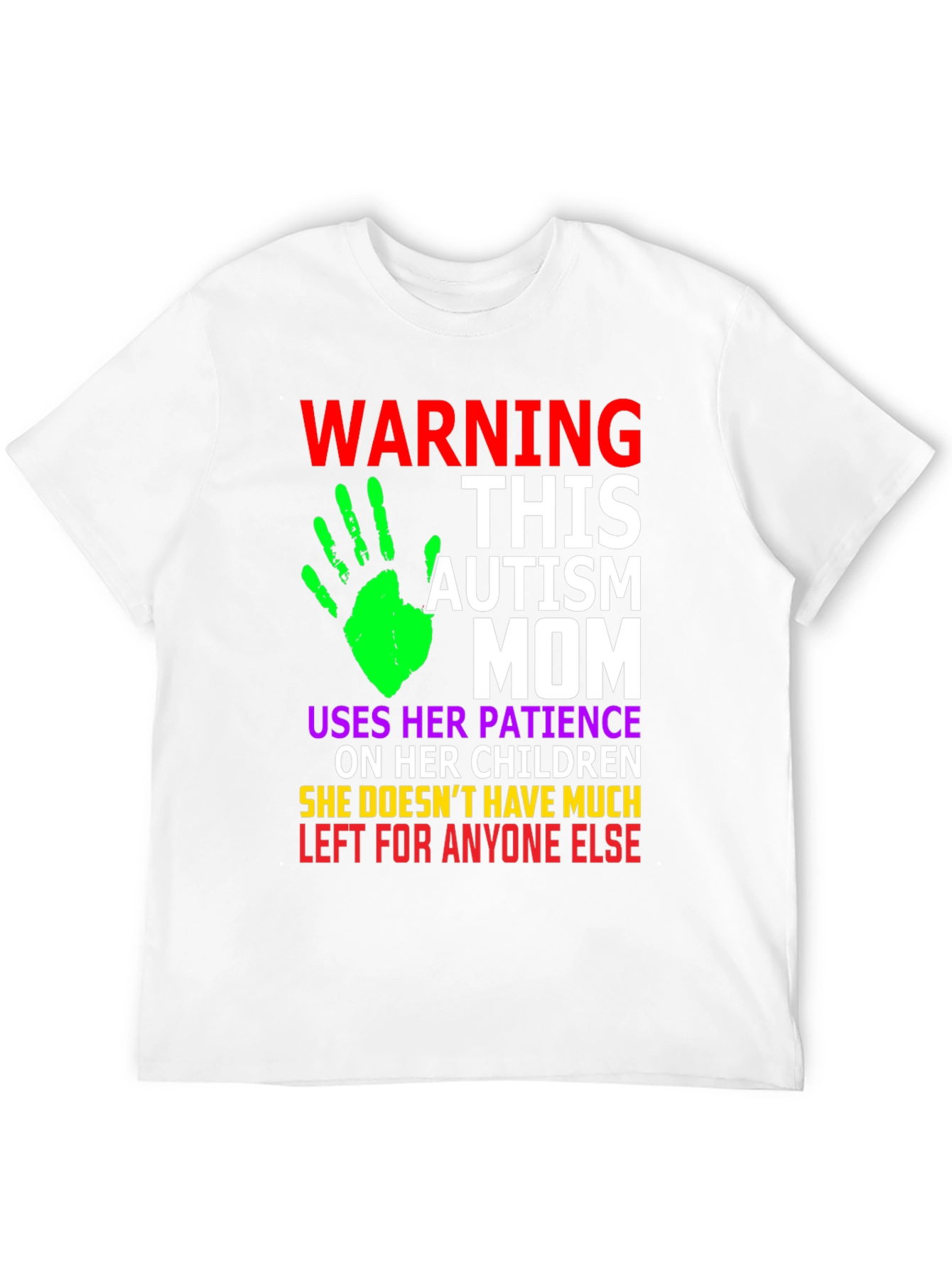 Autism Mom Graphic T-Shirt - Patience Love Support