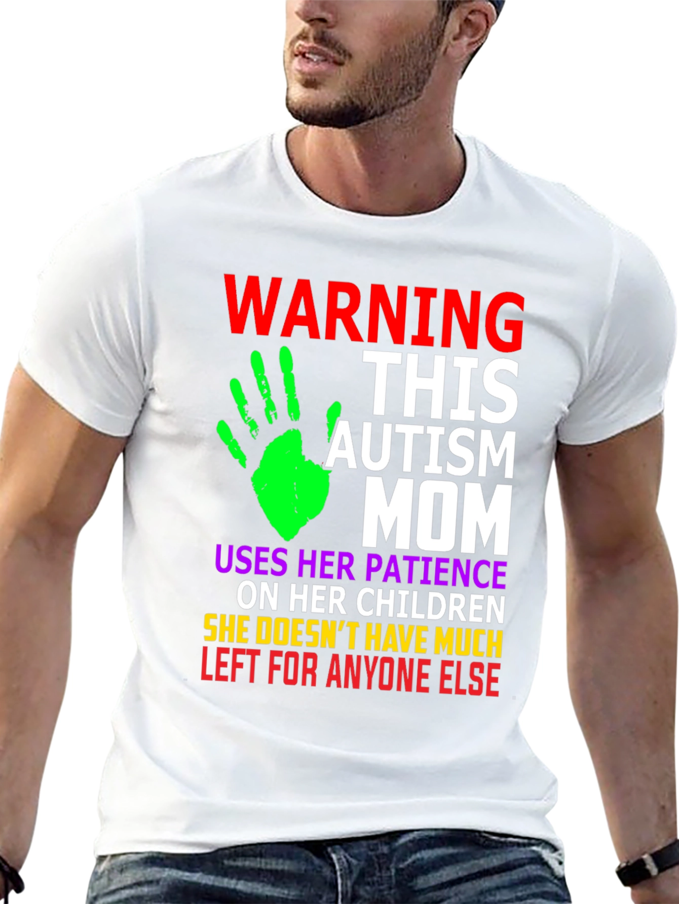 Autism Mom Graphic T-Shirt - Patience Love Support