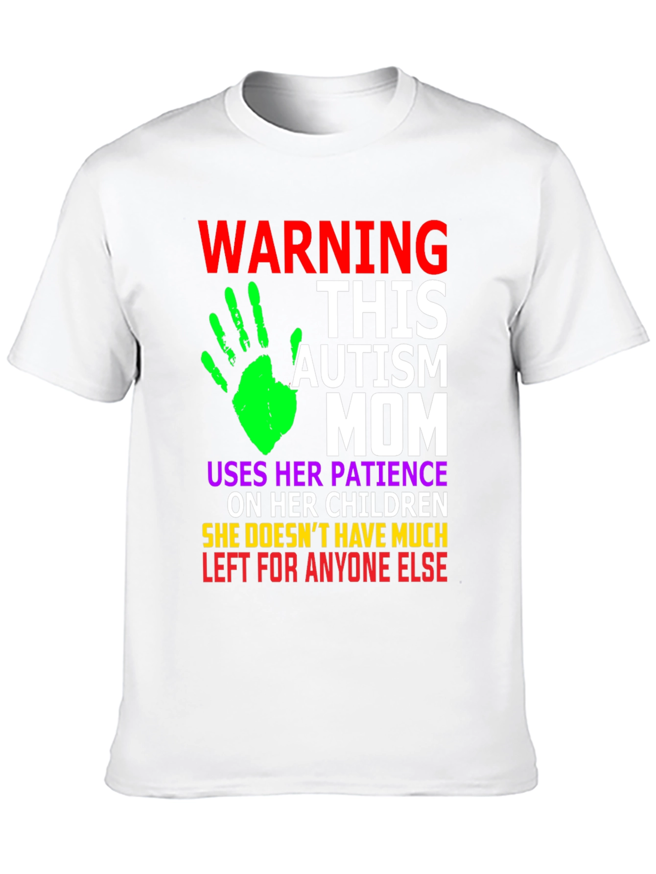 Autism Mom Graphic T-Shirt - Patience Love Support
