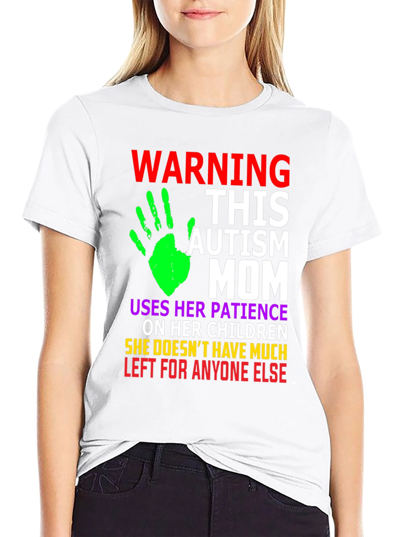Autism Mom Graphic T-Shirt - Patience Love Support