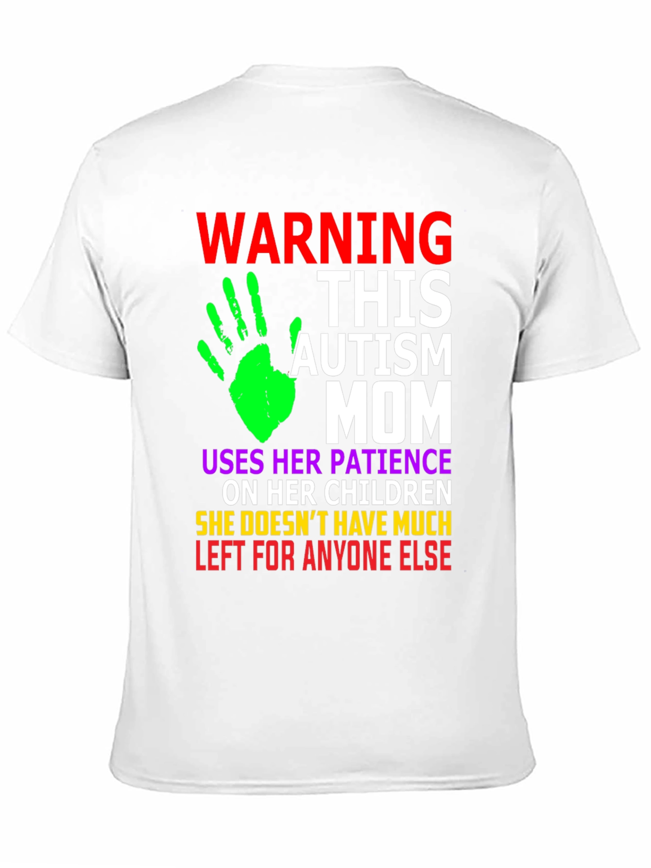 Autism Mom Graphic T-Shirt - Patience Love Support