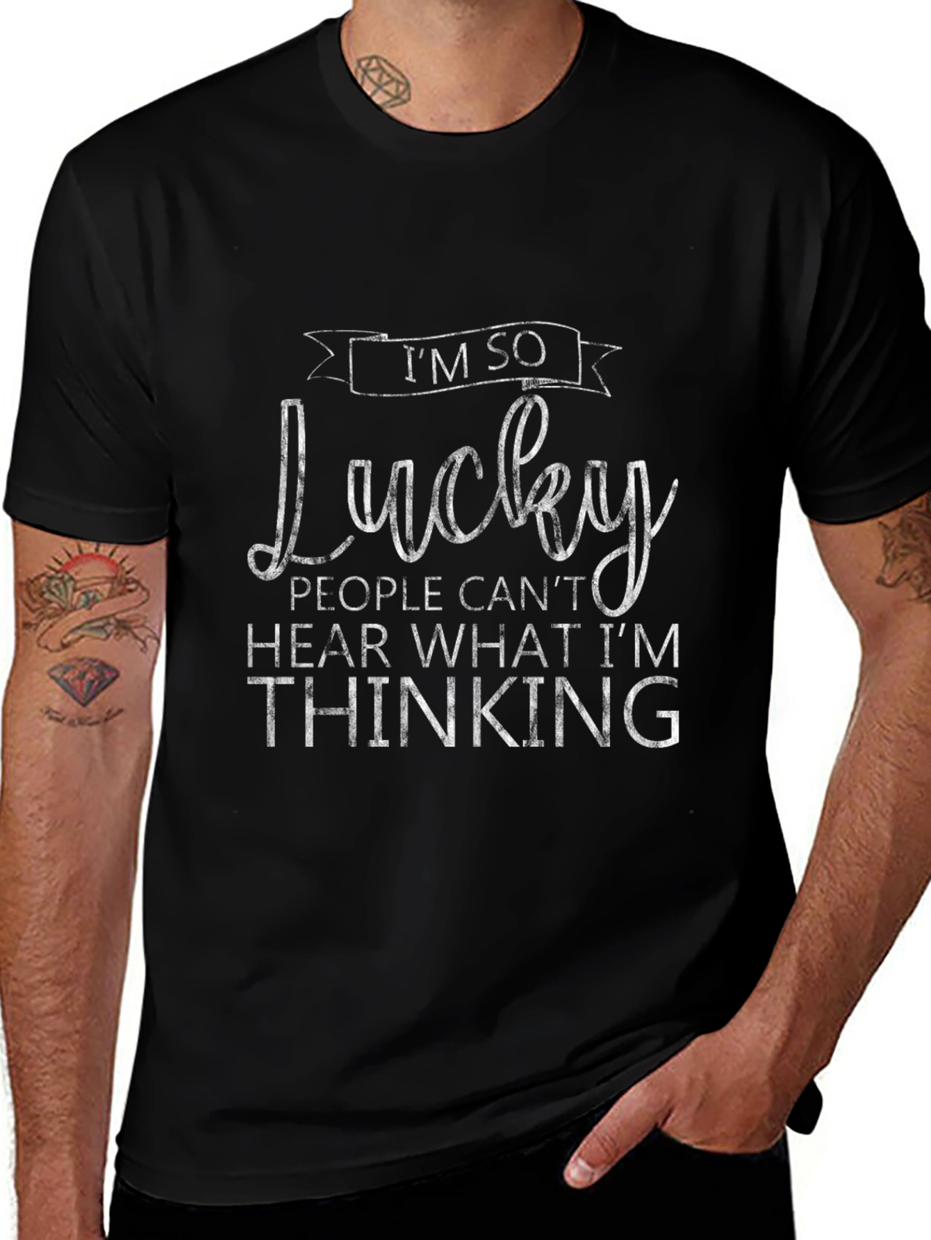 Im So Lucky Funny Graphic Tee