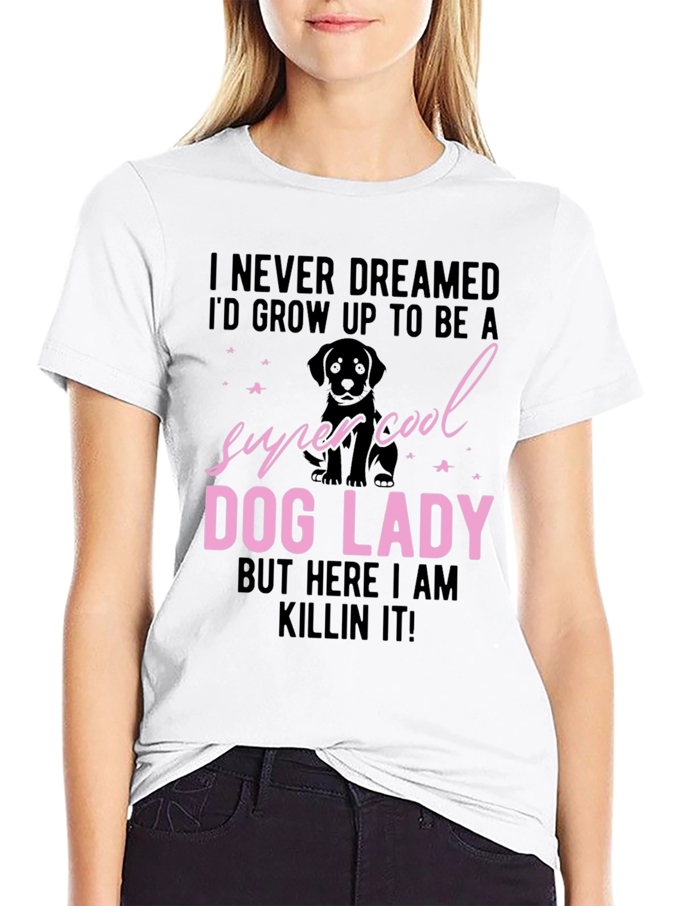 Super Cool Dog Lady T-Shirt