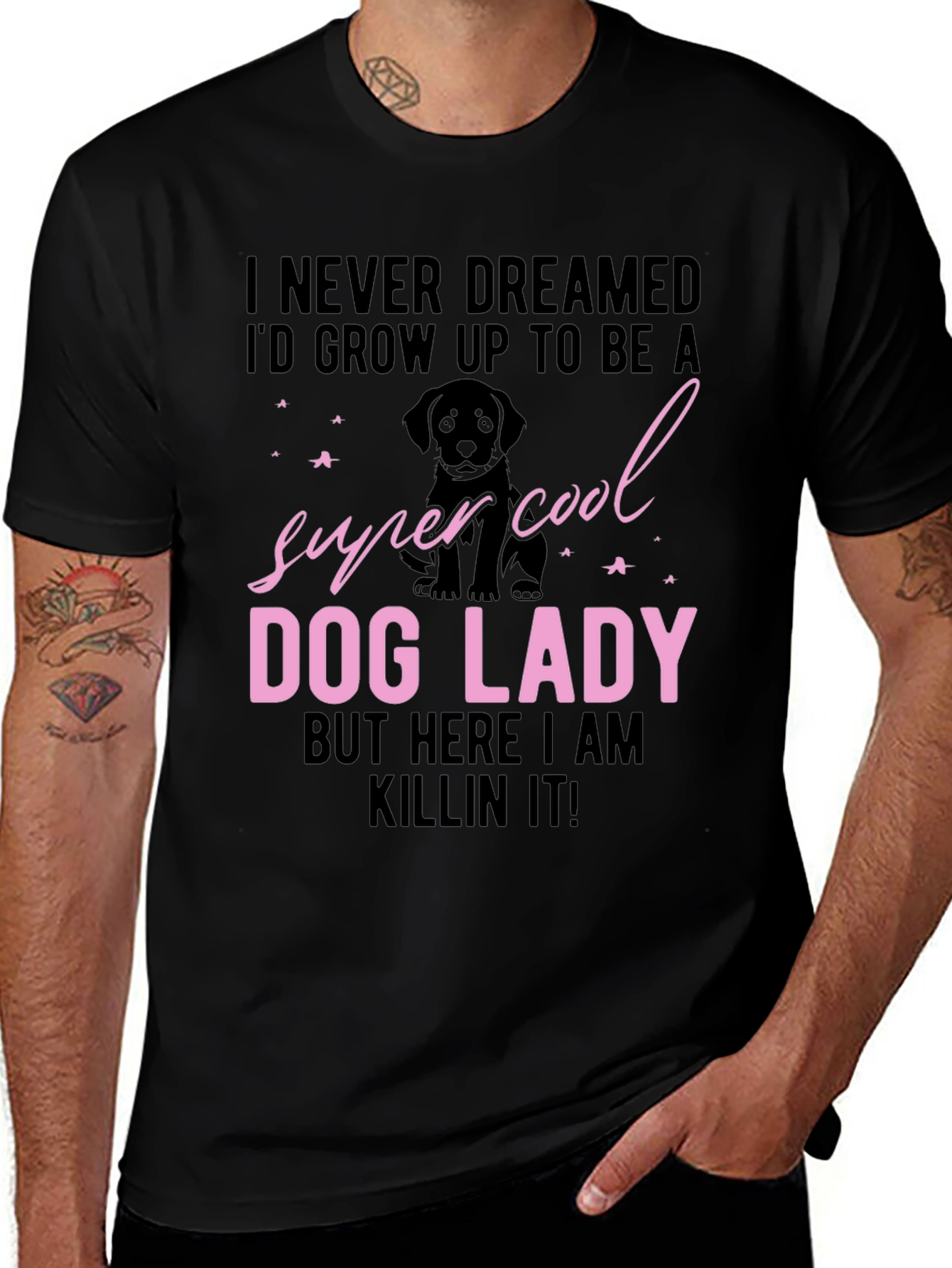 Super Cool Dog Lady T-Shirt