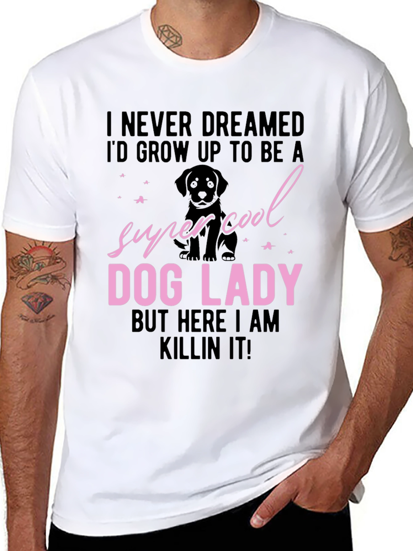Super Cool Dog Lady T-Shirt