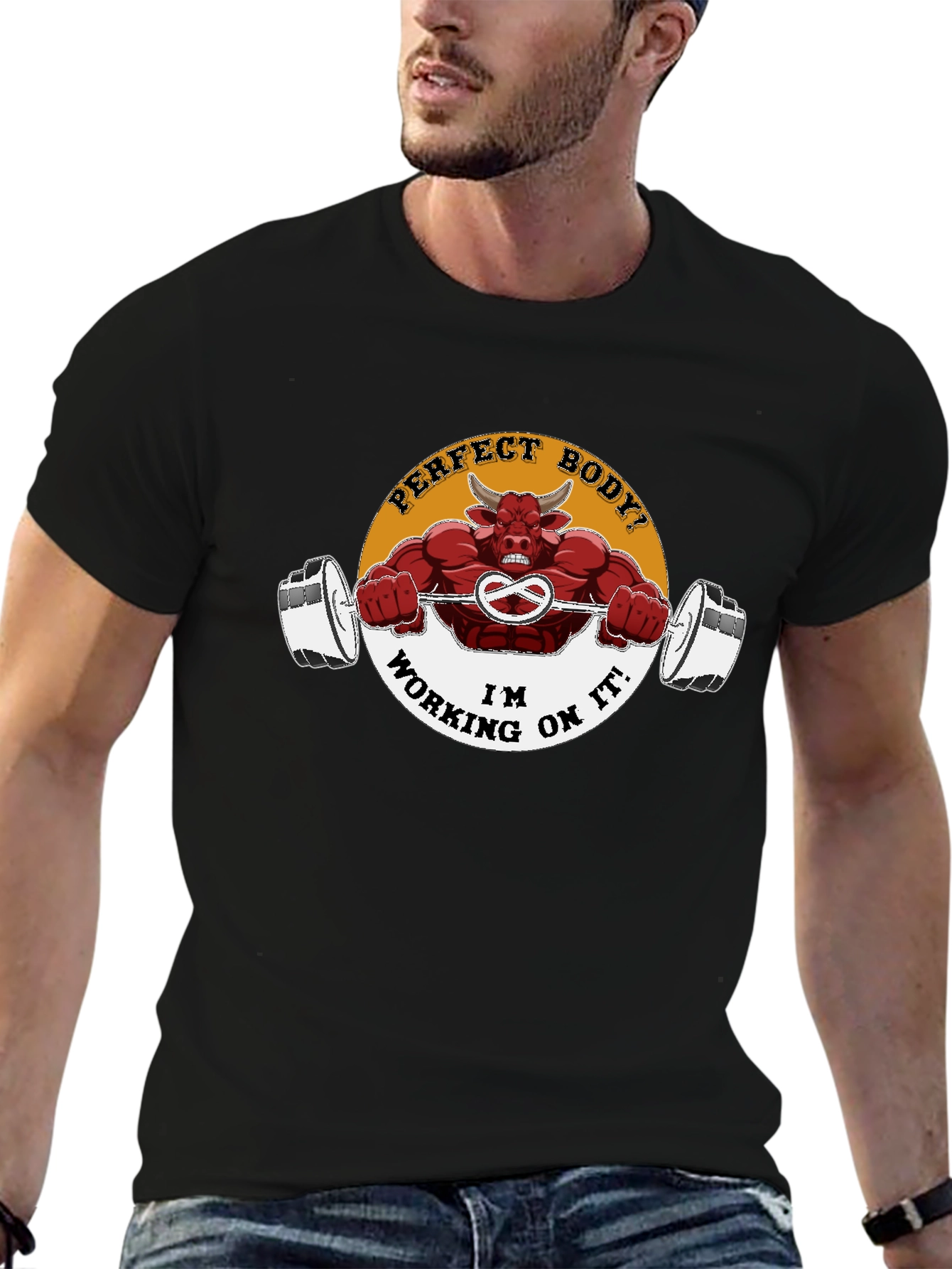 Perfect Body Bull Workout T-Shirt