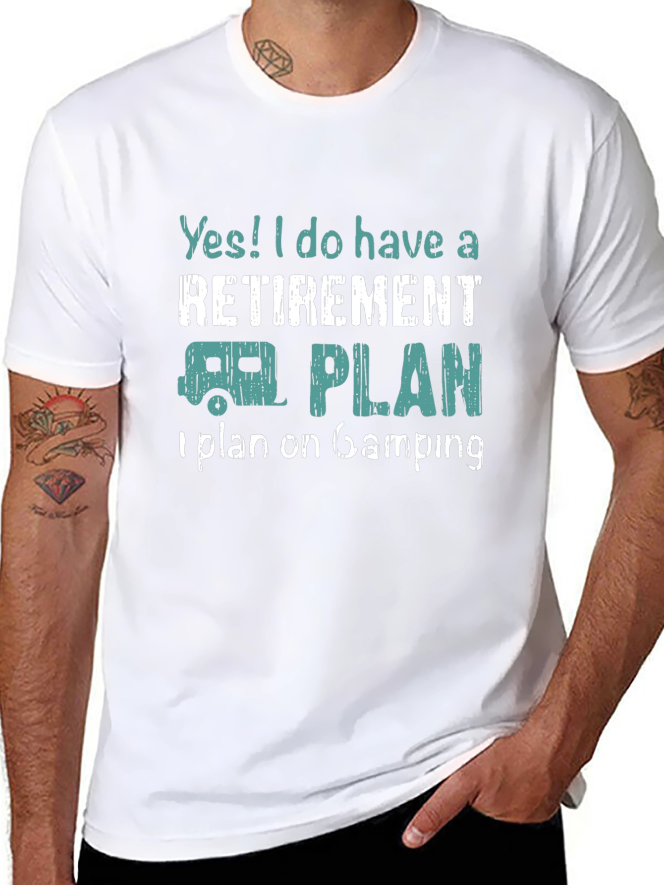 Retirement Camping Plan Graphic Tee