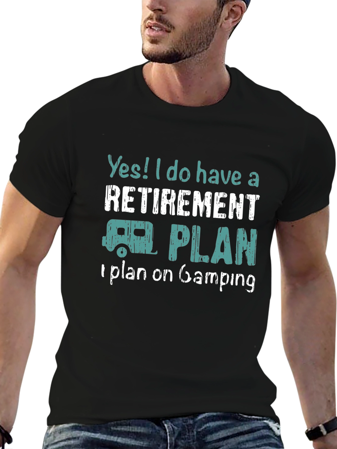 Retirement Camping Plan Graphic Tee